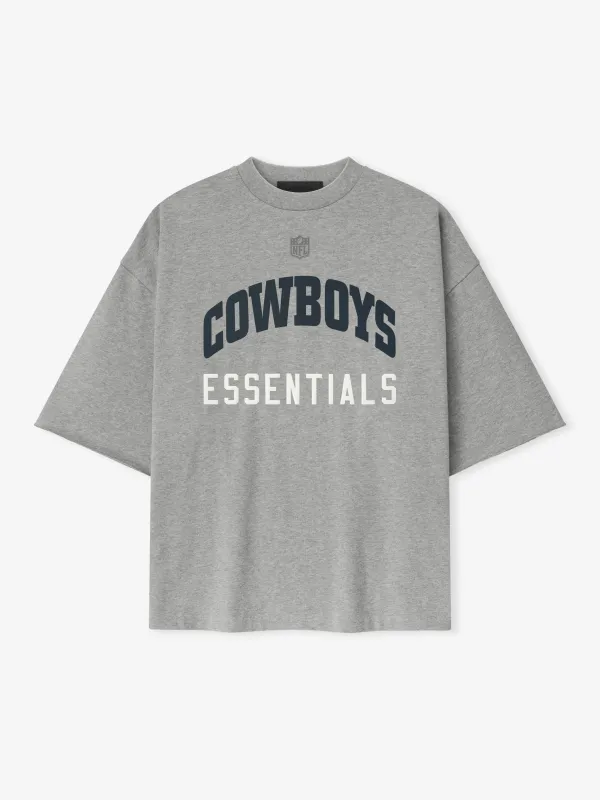 Cowboys 90s 3/4 Sleeve Football Tee made by Essentials