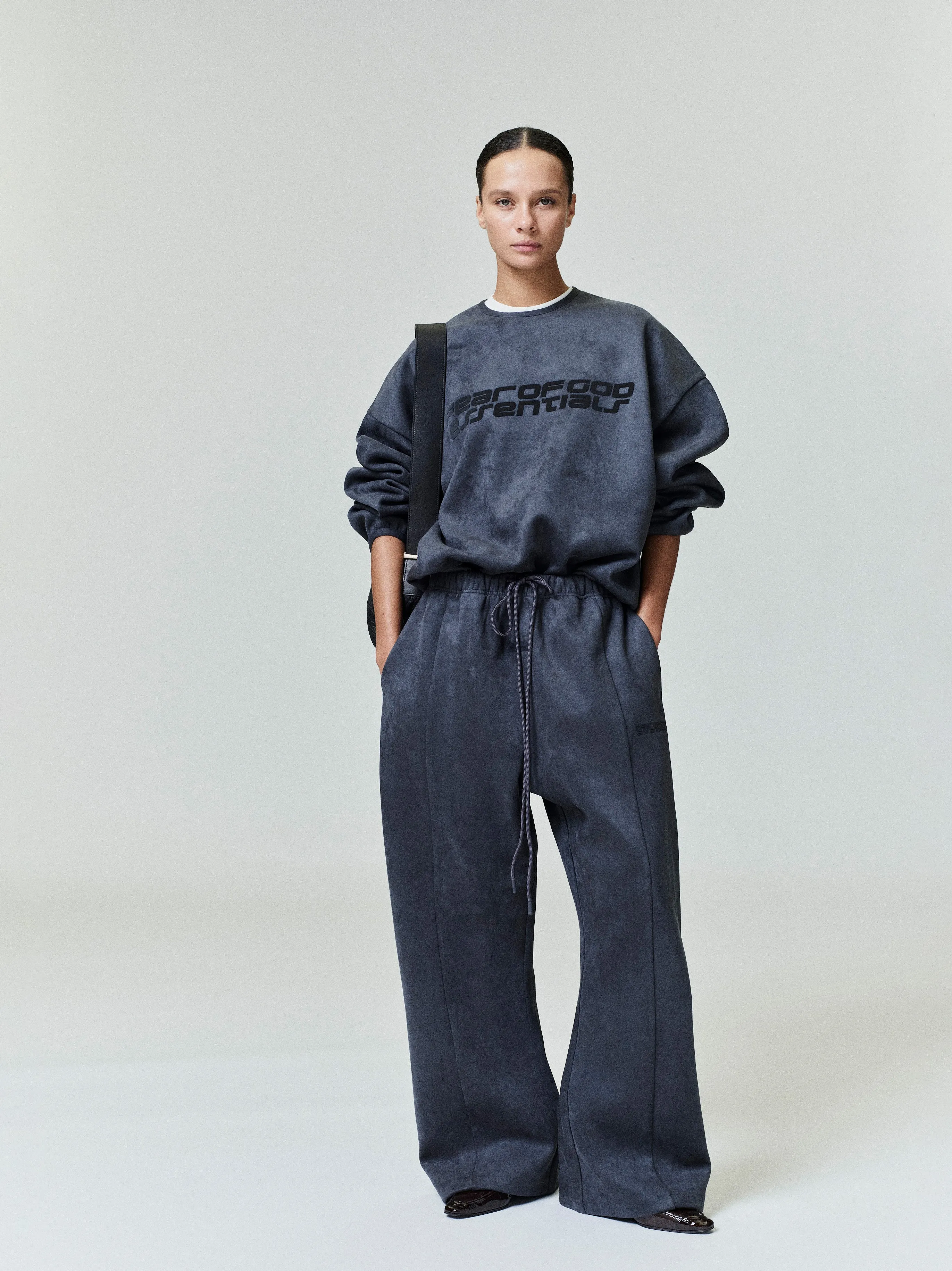 Suede Fleece Flare Sweatpant sold by Fear of God