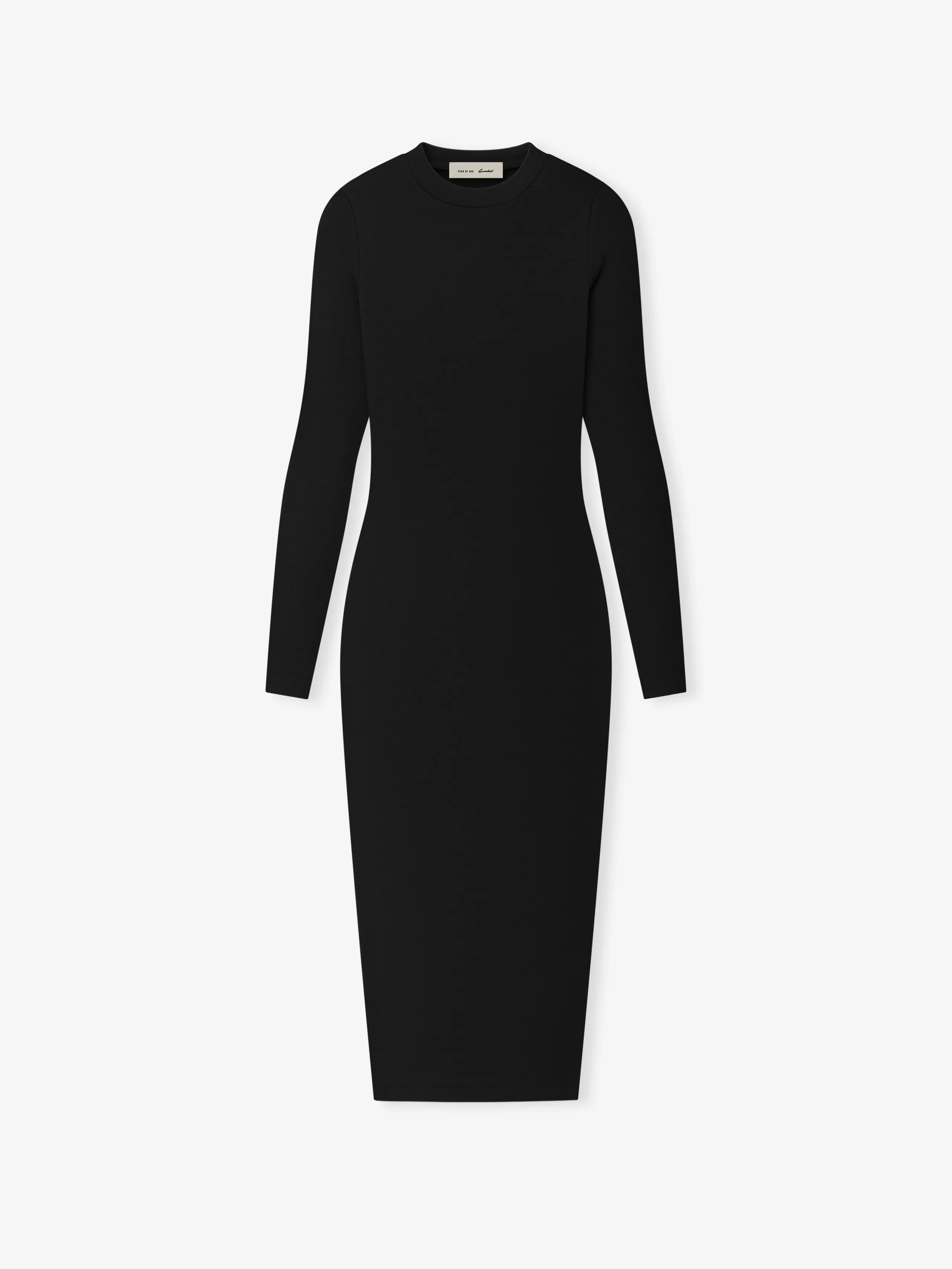 Womens Rib Knit Fitted Long Sleeve Dress sold by Fear of God