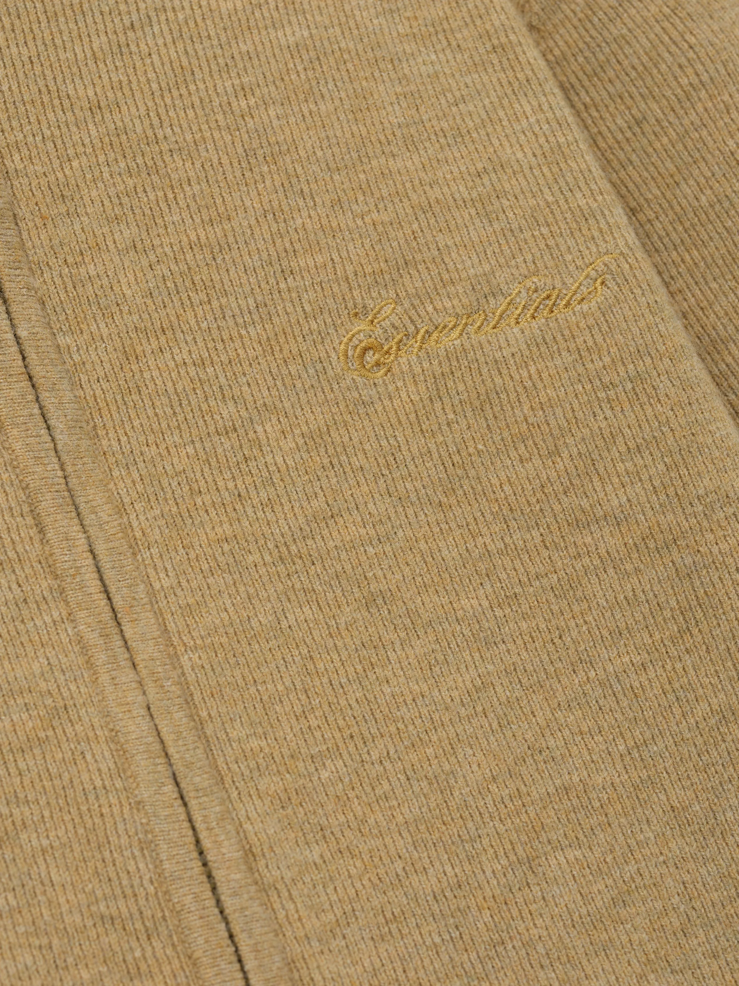 Womens Signature Rib Knit Fitted Long Sleeve Zip Up Tee sold by Fear of God product image thumbnail 3