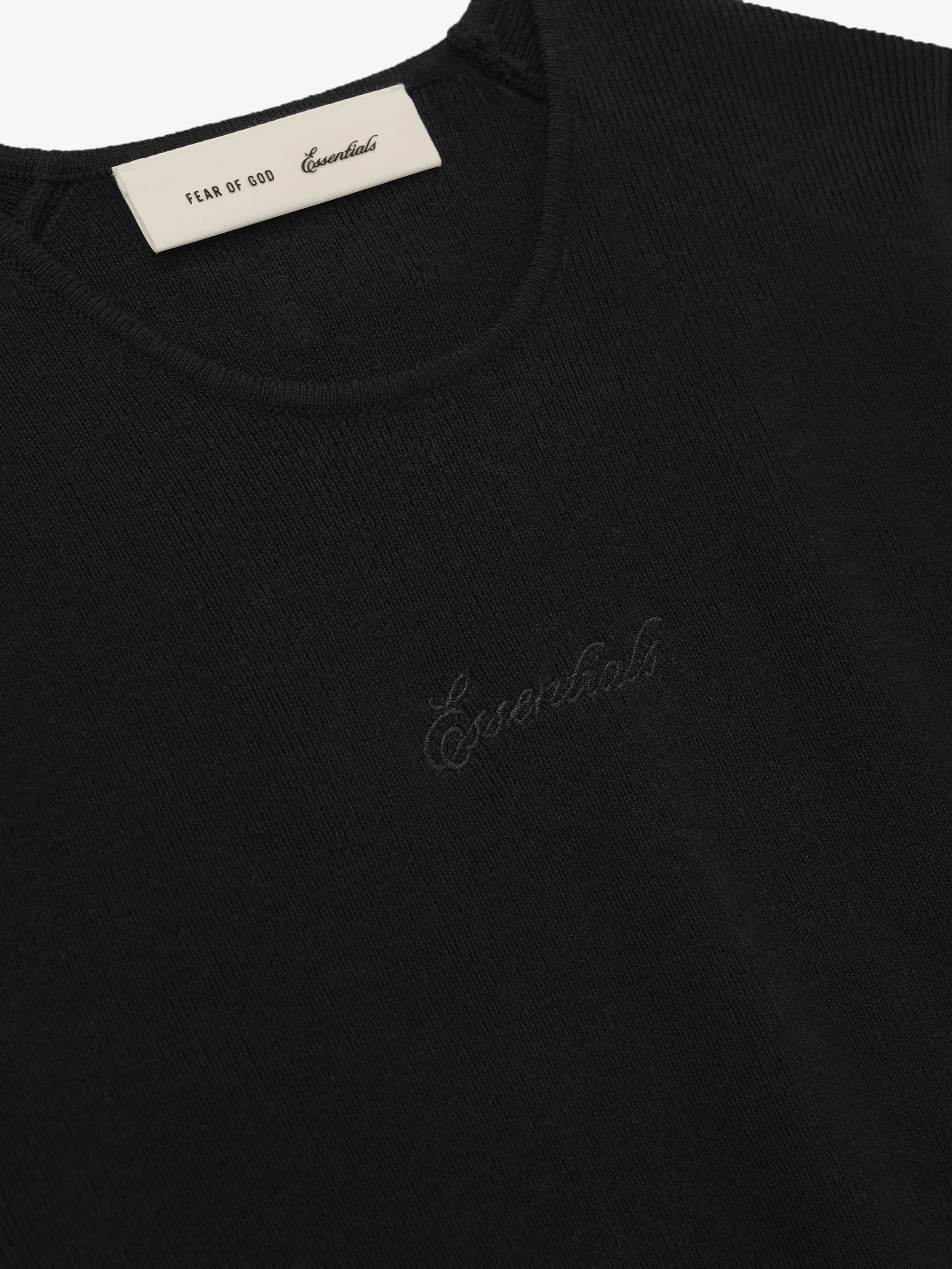 Womens Signature Rib Knit Fitted Short Sleeve Tee sold by Fear of God product image thumbnail 3