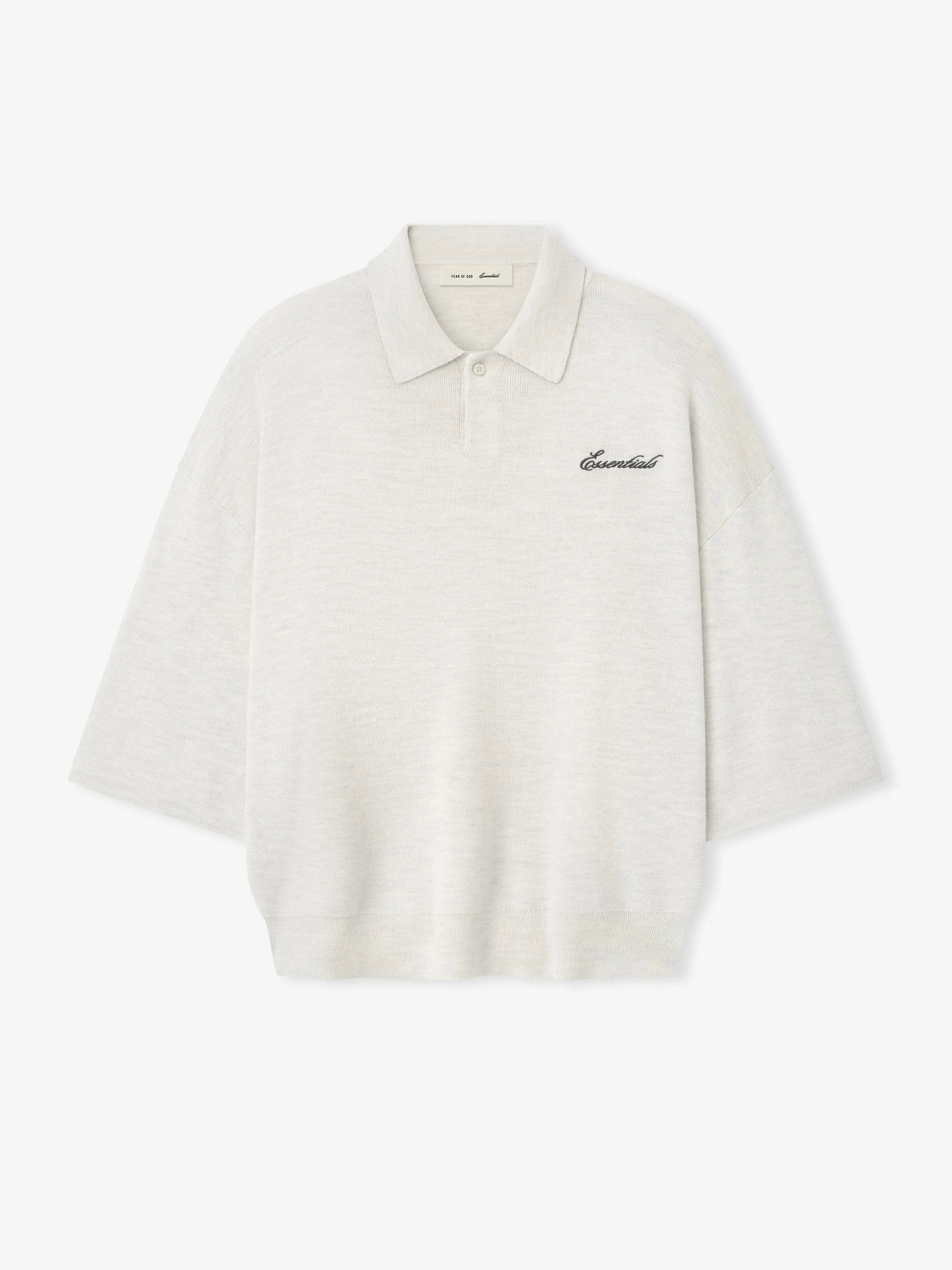 Signature 3/4 Sleeve 90s Knit Polo sold by Fear of God