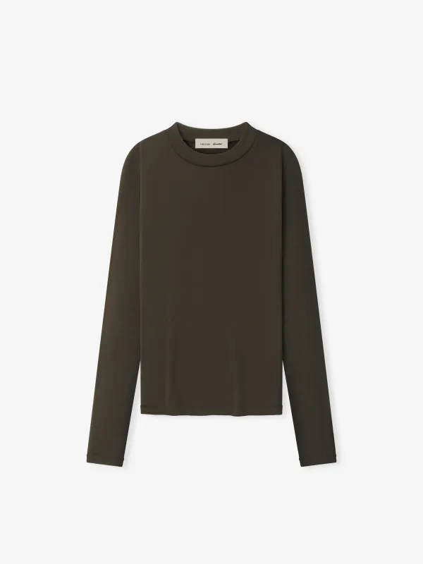 Womens Rib Fitted Long Sleeve Tee made by Fear of God