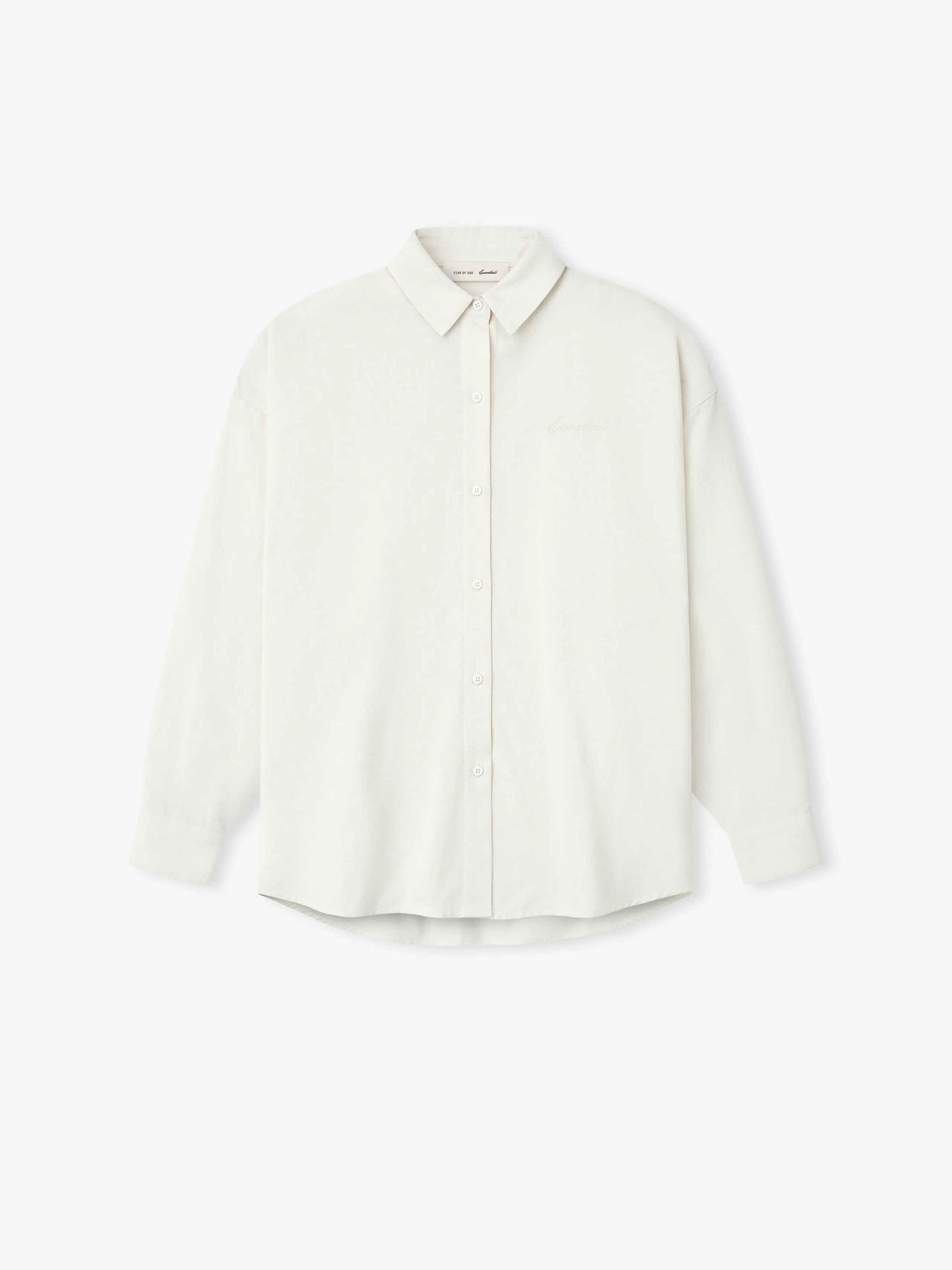 Womens Cotton Oxford Signature Button Up Shirt sold by Fear of God