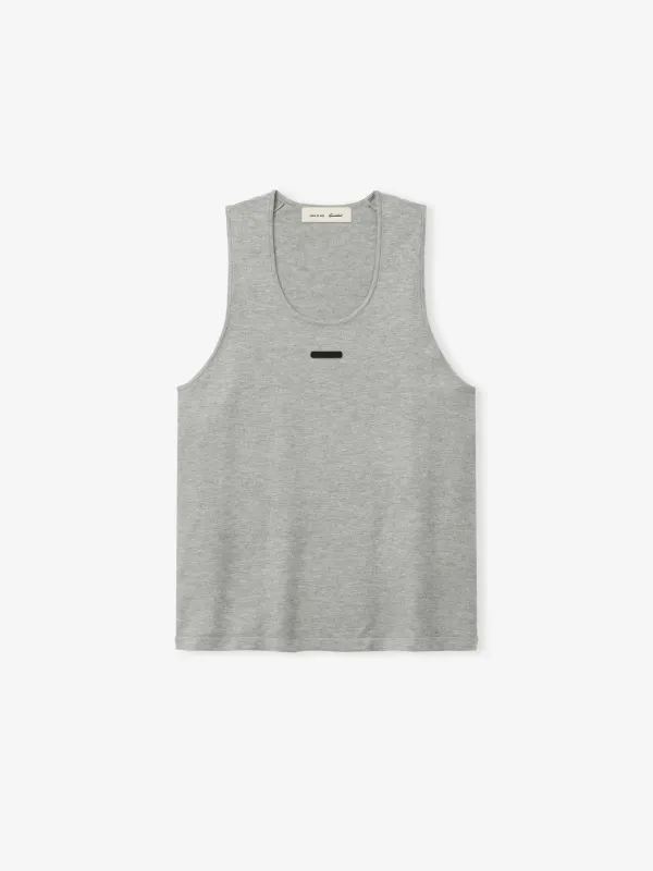 Womens Classic Rib Knit Tank made by Essentials