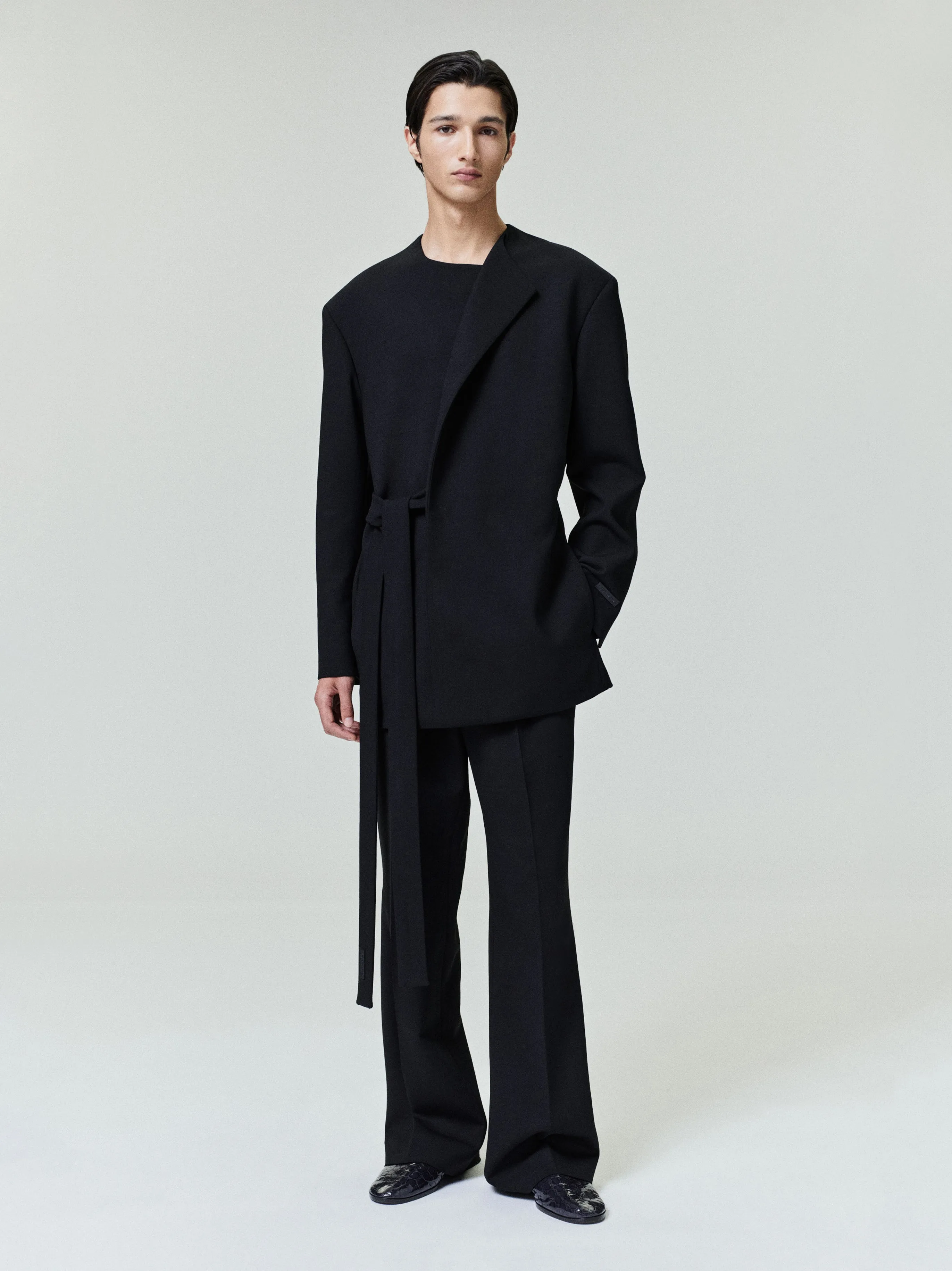 Double Weave Wool Tailored Flared Pants sold by Fear of God product image thumbnail 2