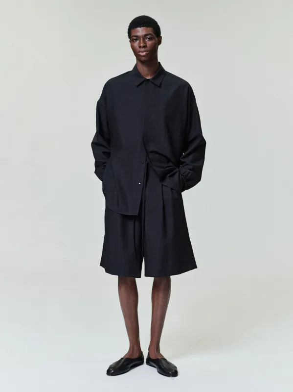 Striped Wool Baggy Shorts sold by Fear of God