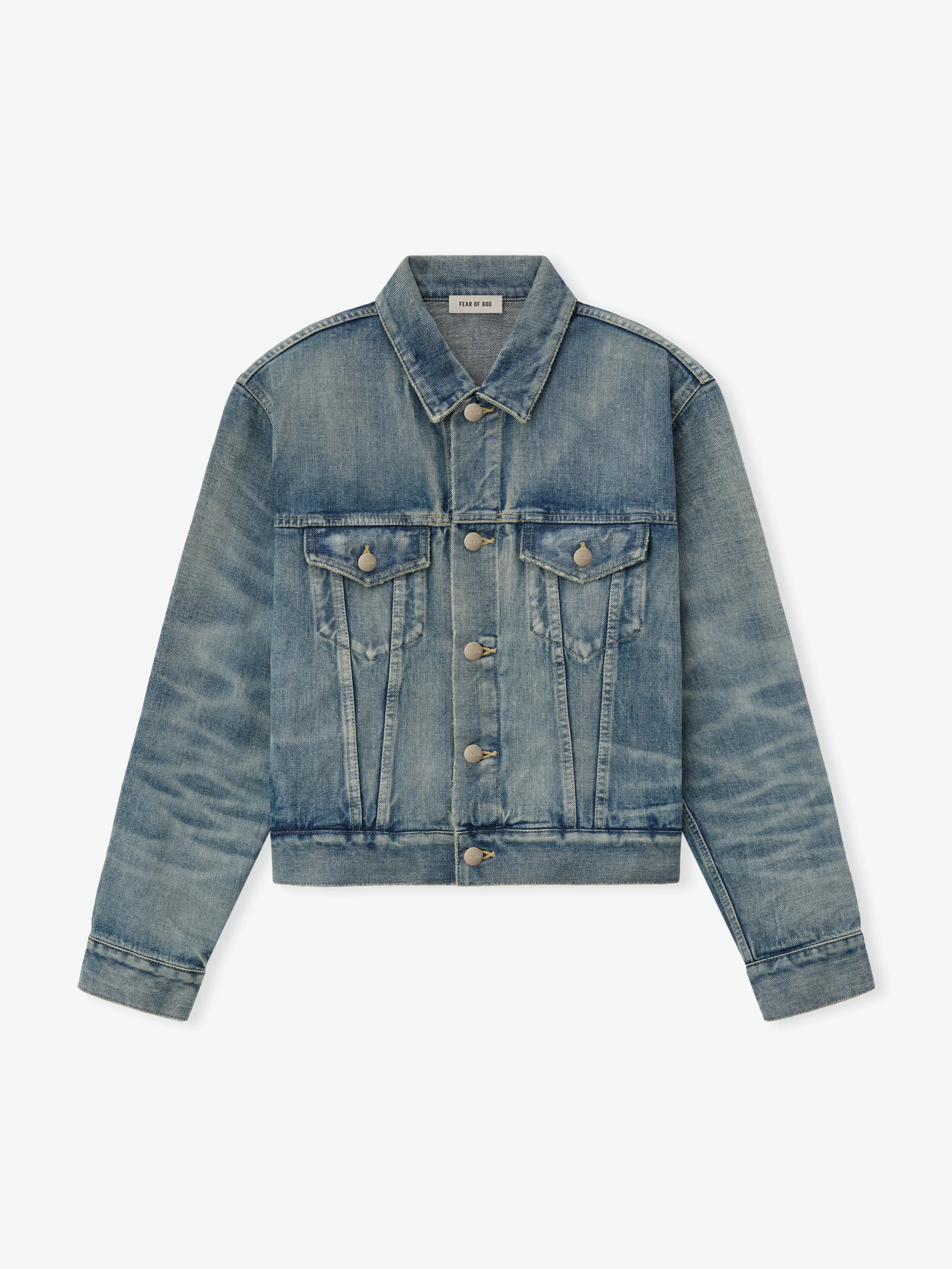 Japanese Selvedge Classic Trucker Jacket sold by Fear of God product image thumbnail 4