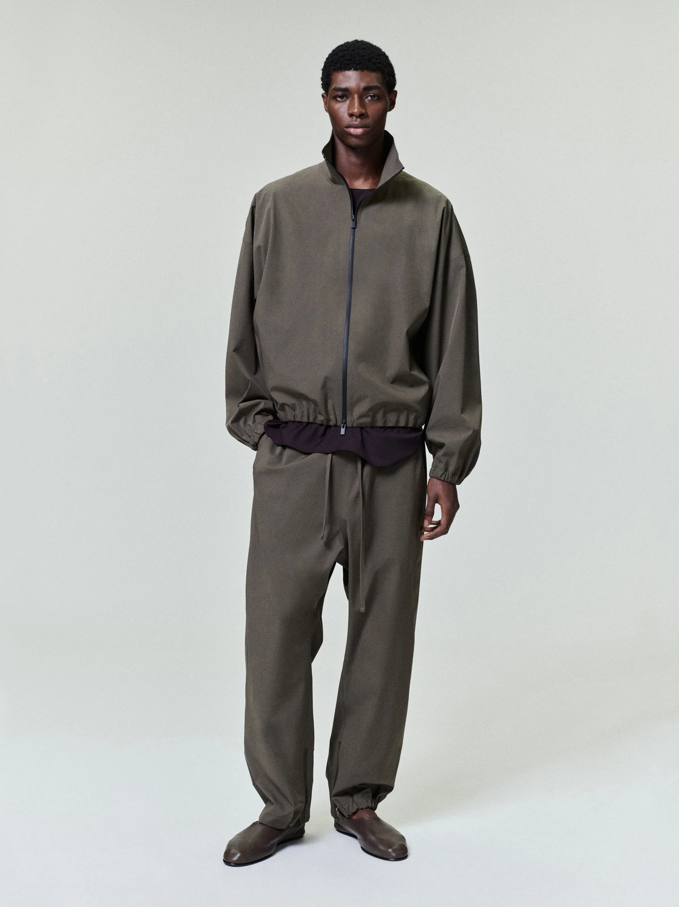 Bonded Nylon Tech Track Jacket sold by Fear of God