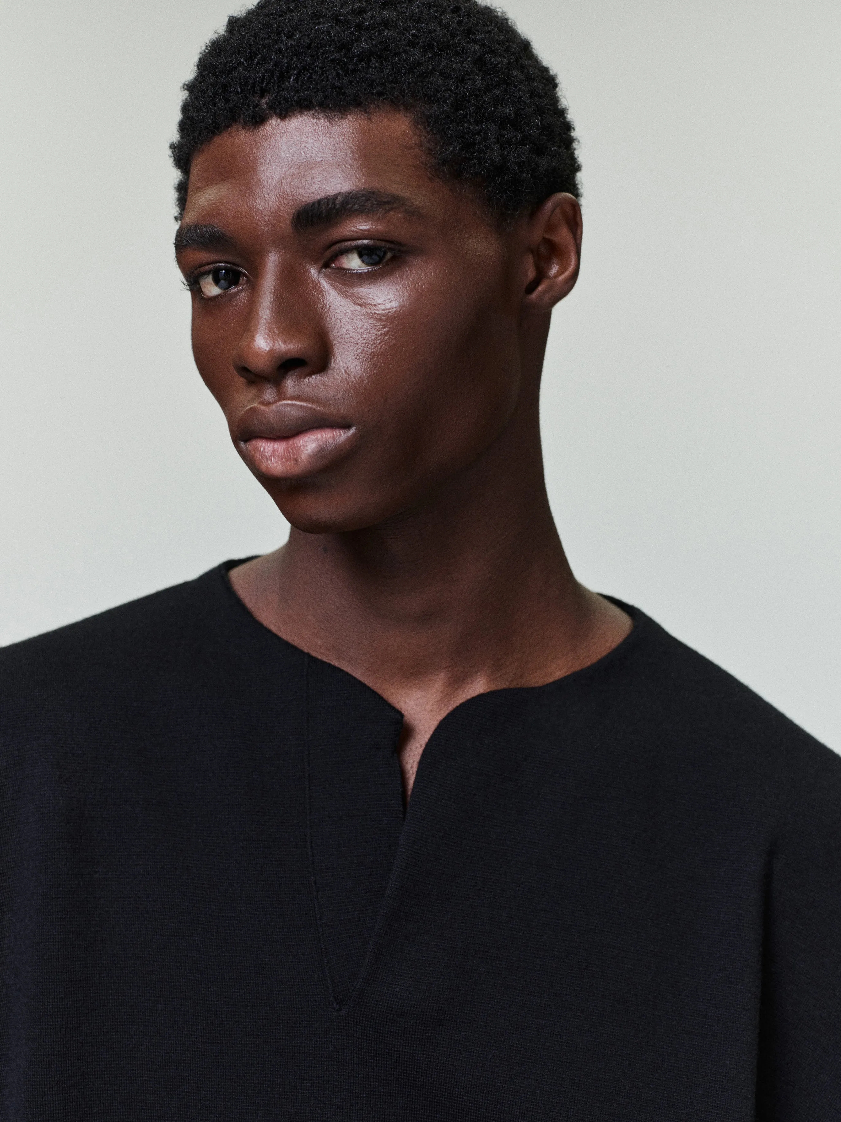 Merino Milano Knit Henley Sweater sold by Fear of God product image thumbnail 3