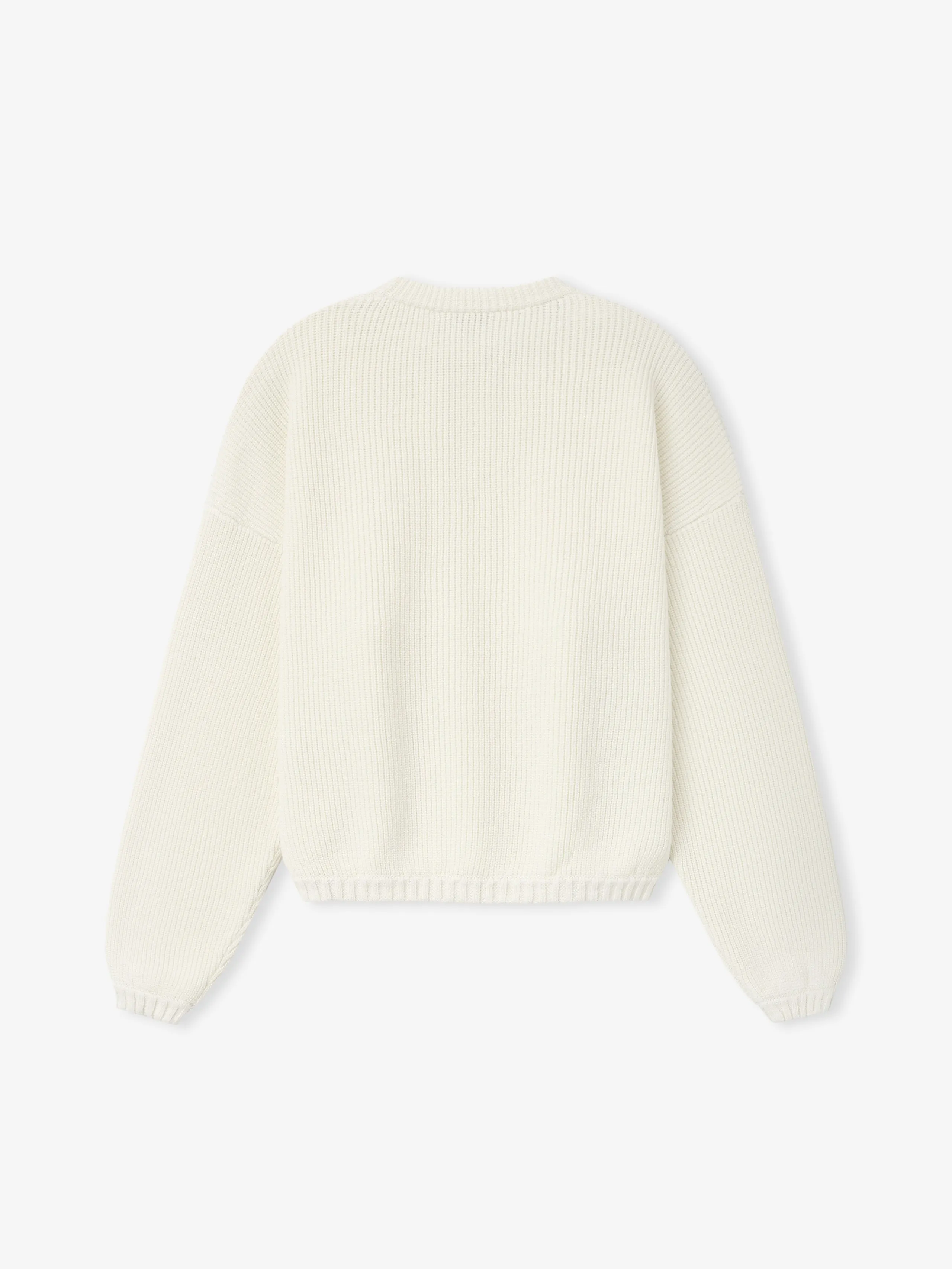 Double Knit Linen Wool Cotton Crewneck Sweater sold by Fear of God product image thumbnail 5
