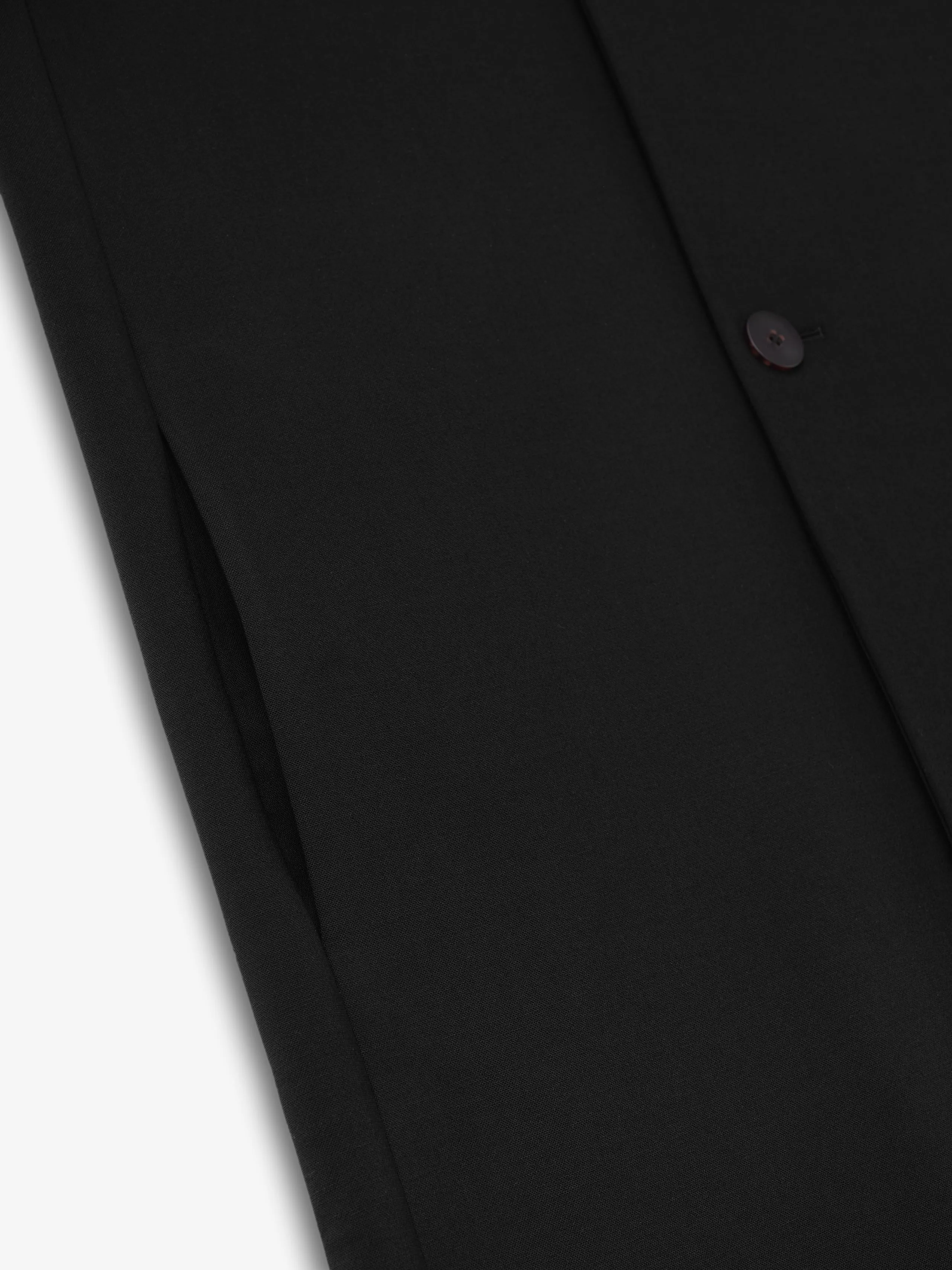 Double Weave Wool Double Breasted Lapelless Coat sold by Fear of God product image thumbnail 4