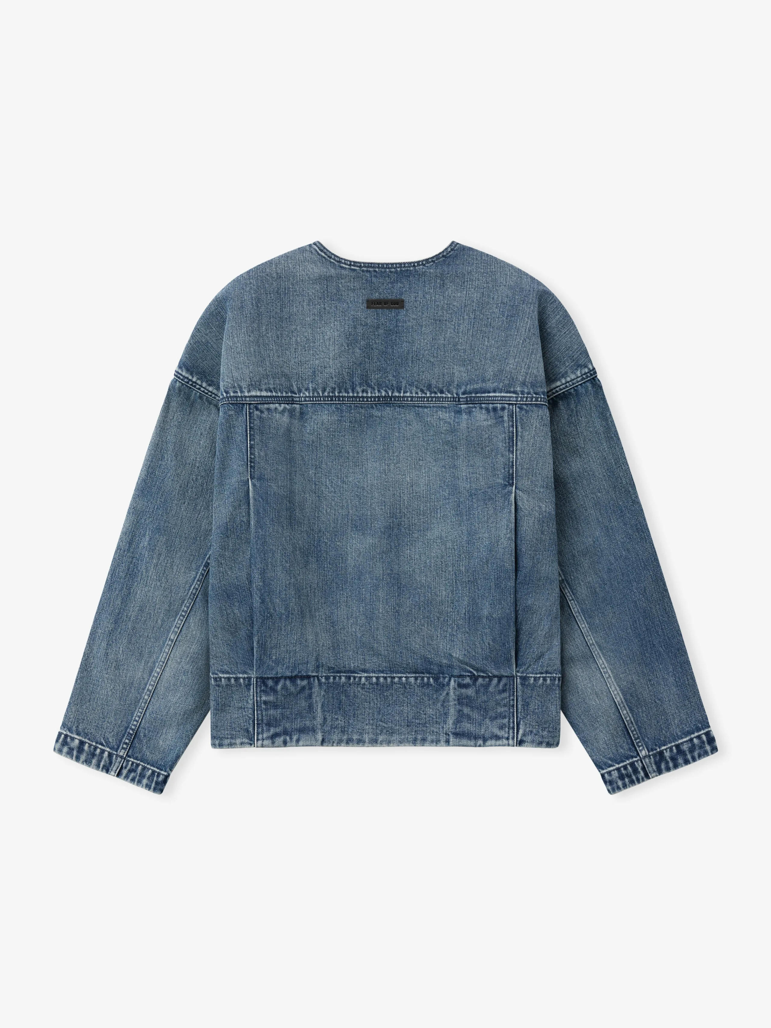 Denim Lapelless Jacket sold by Fear of God product image thumbnail 4