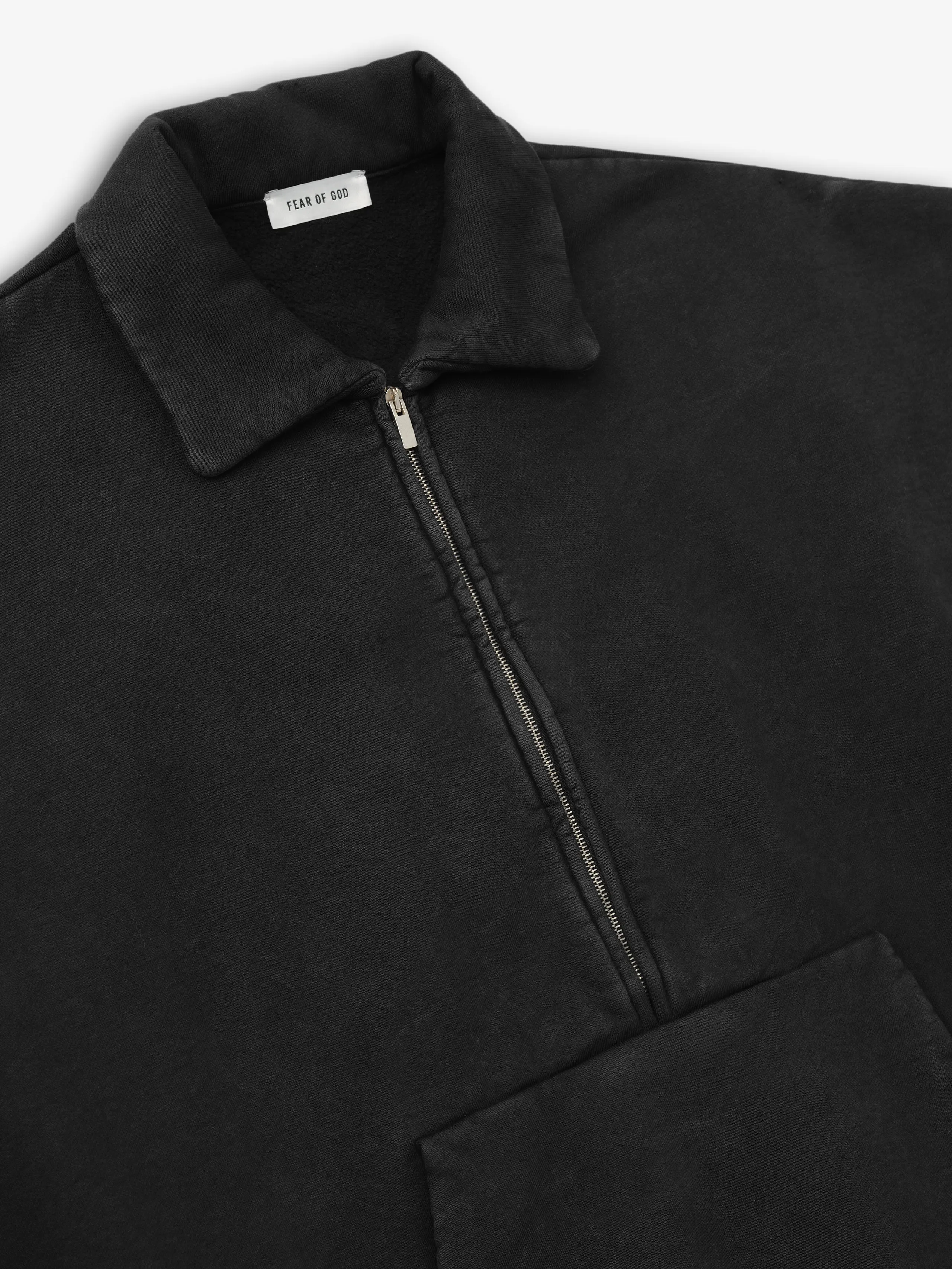 Sunfaded Half Zip Polo Sweatshirt sold by Fear of God product image thumbnail 4