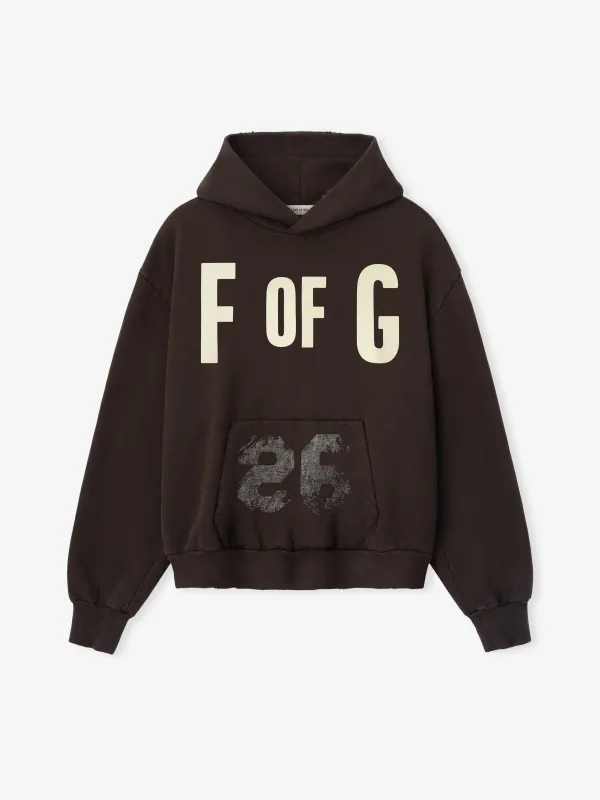 F Of G Classic Half Raglan Hoodie W/ Pocket made by Fear of God