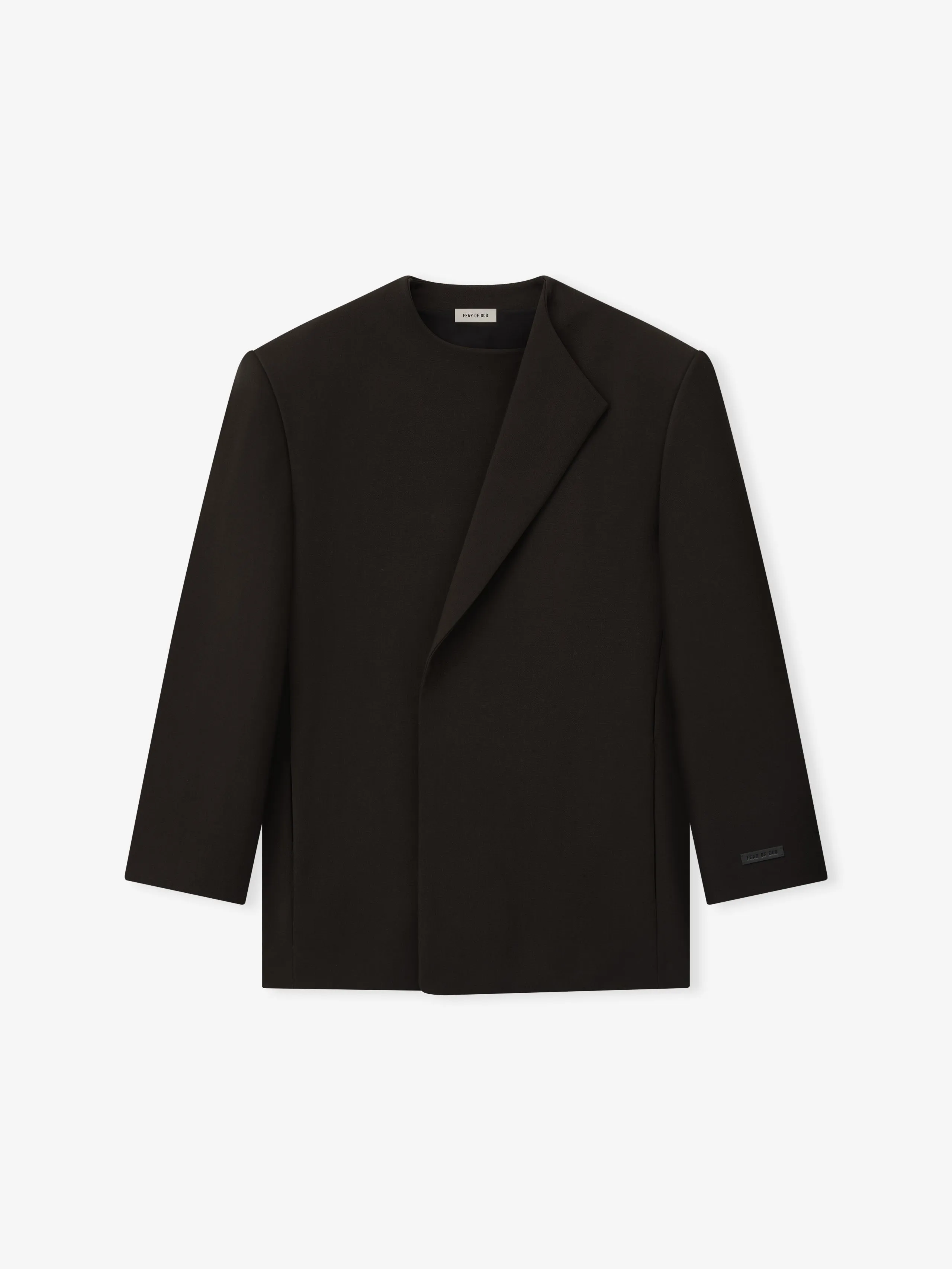 Double Weave Wool Crewneck Jacket sold by Fear of God product image thumbnail 4