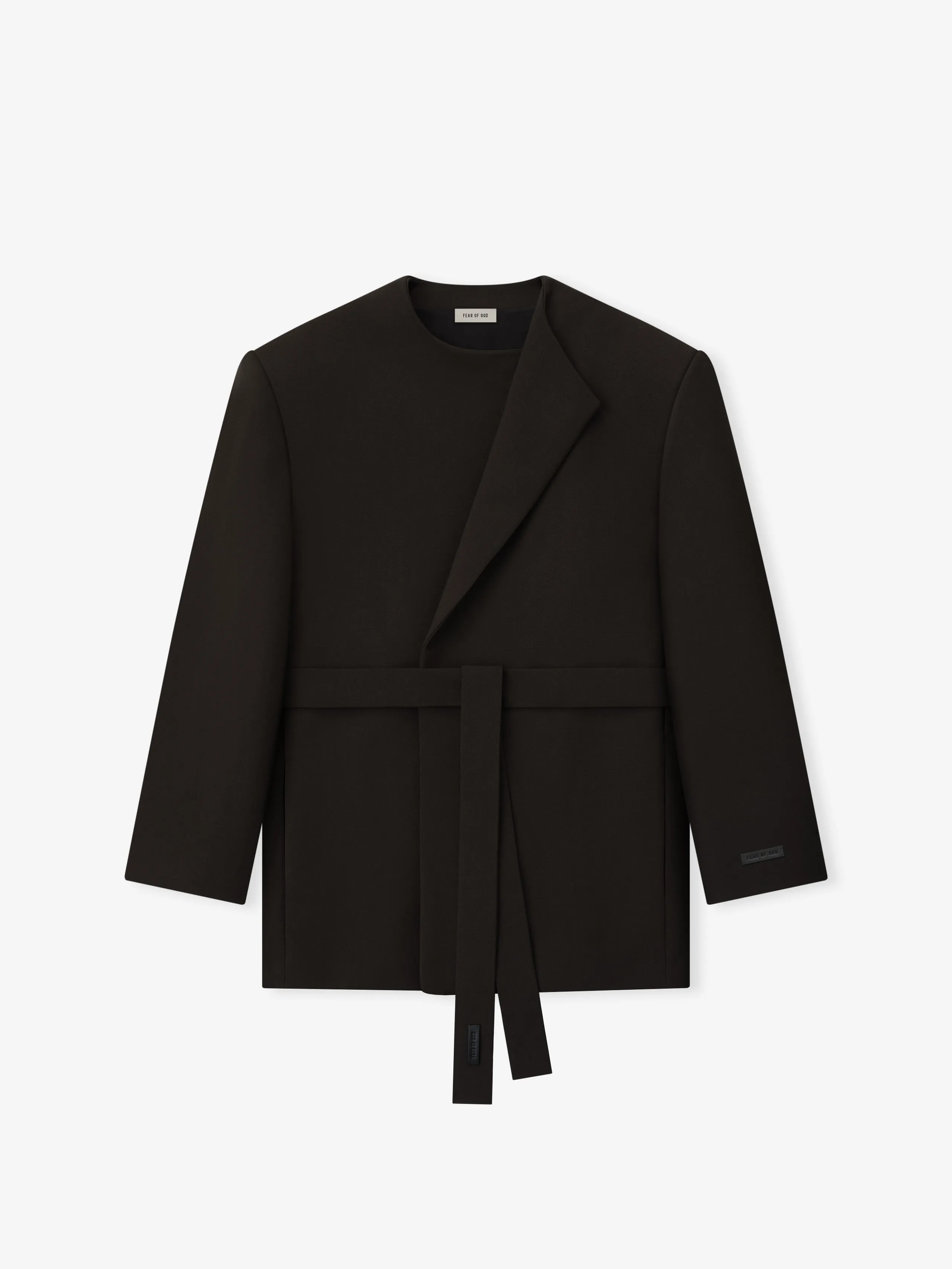 Double Weave Wool Crewneck Jacket sold by Fear of God product image thumbnail 3