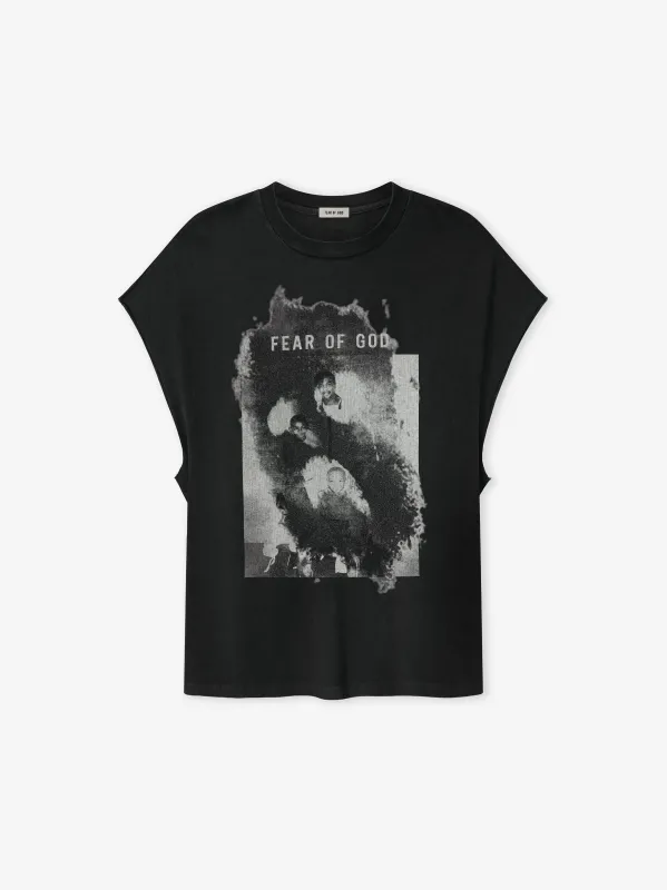 J.I.D: God Does Like Ugly Cut Off Tee made by Fear of God