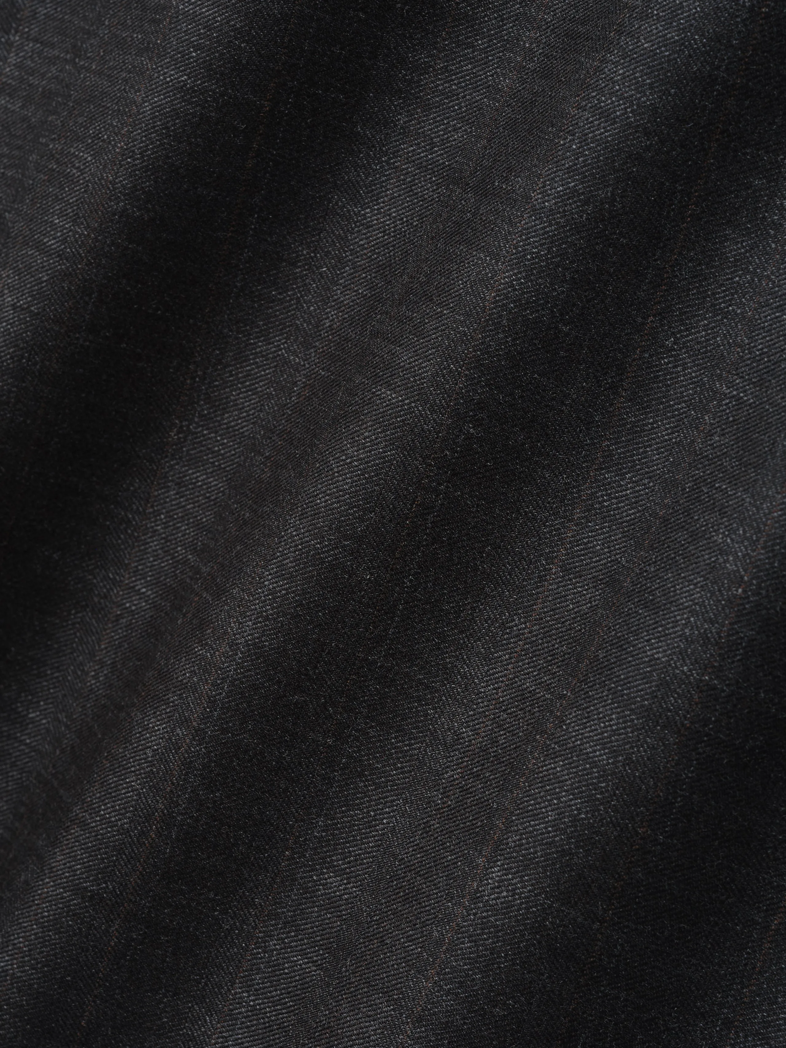 Grey Striped Wool Collarless Sport Jacket sold by Fear of God product image thumbnail 5