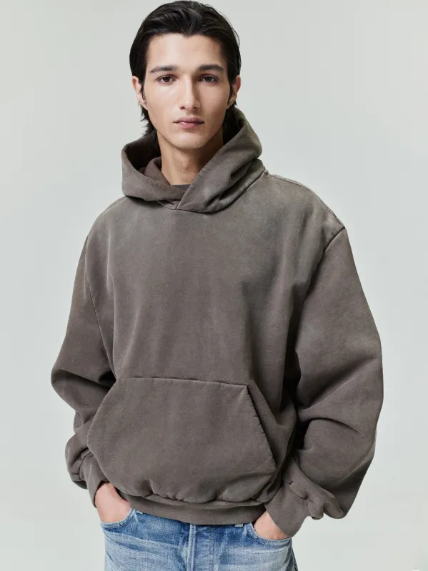 Sunfaded Classic Half Raglan Hoodie W/ Pocket made by Fear of God