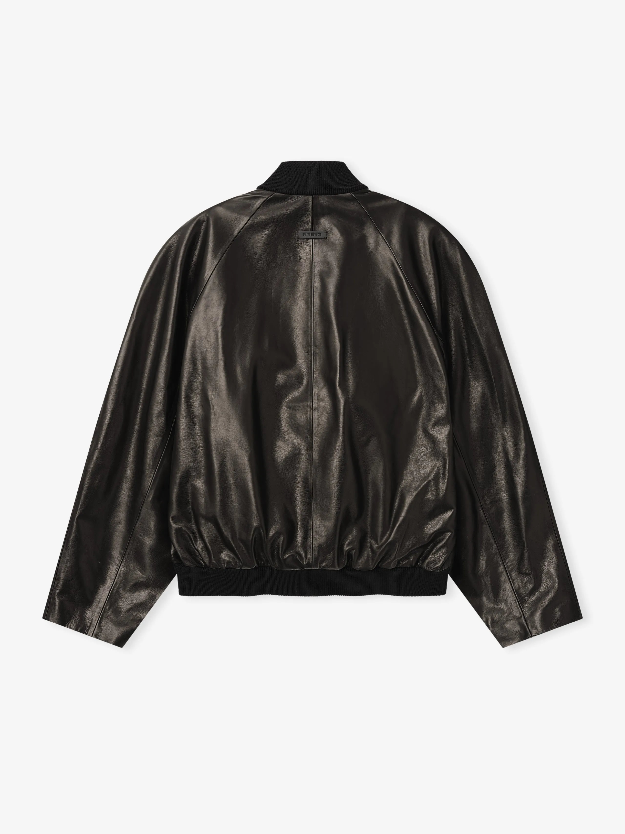 Leather Raglan Bomber Jacket sold by Fear of God product image thumbnail 5