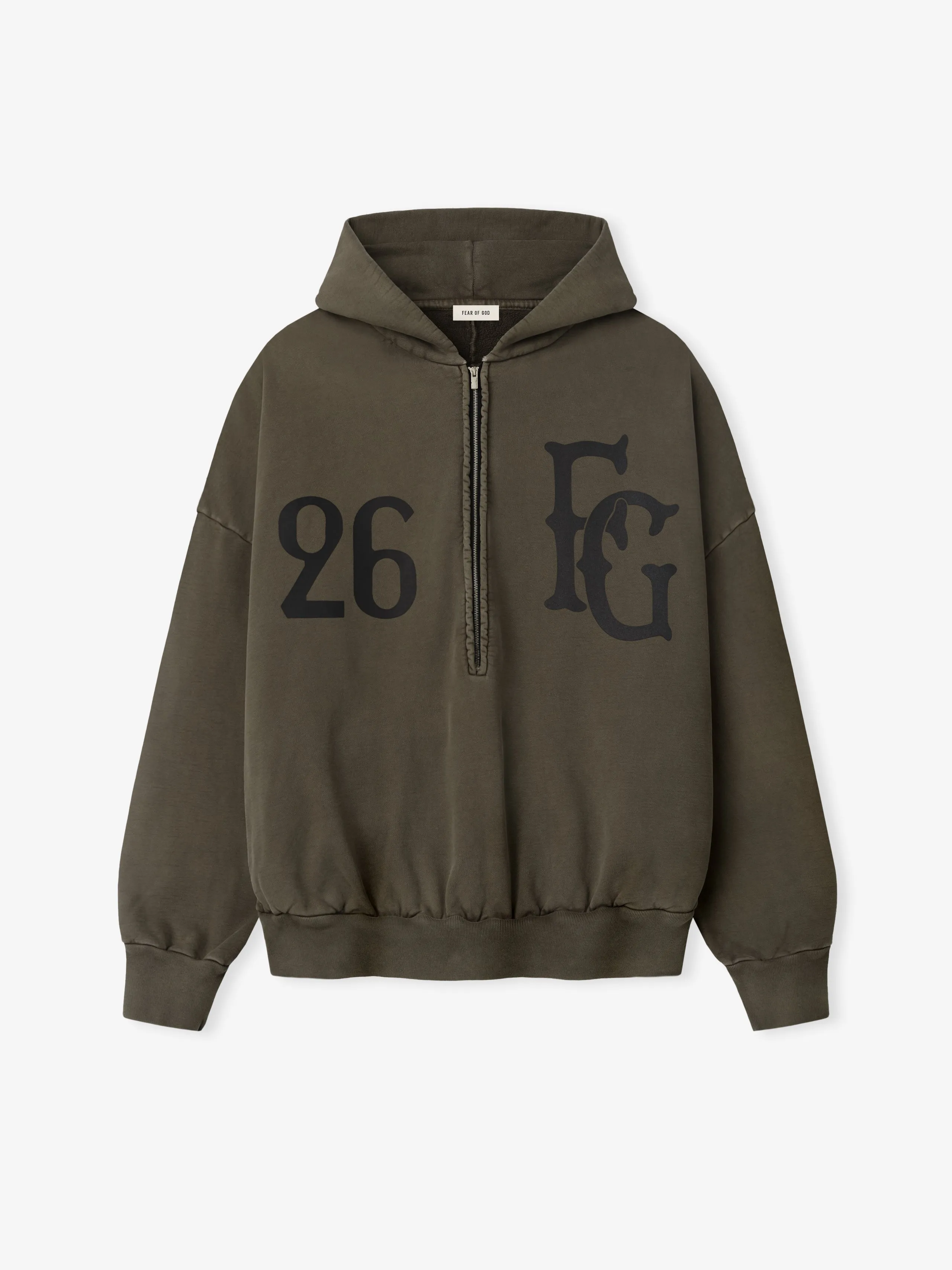 Baseball Club Half Zip Hoodie sold by Fear of God