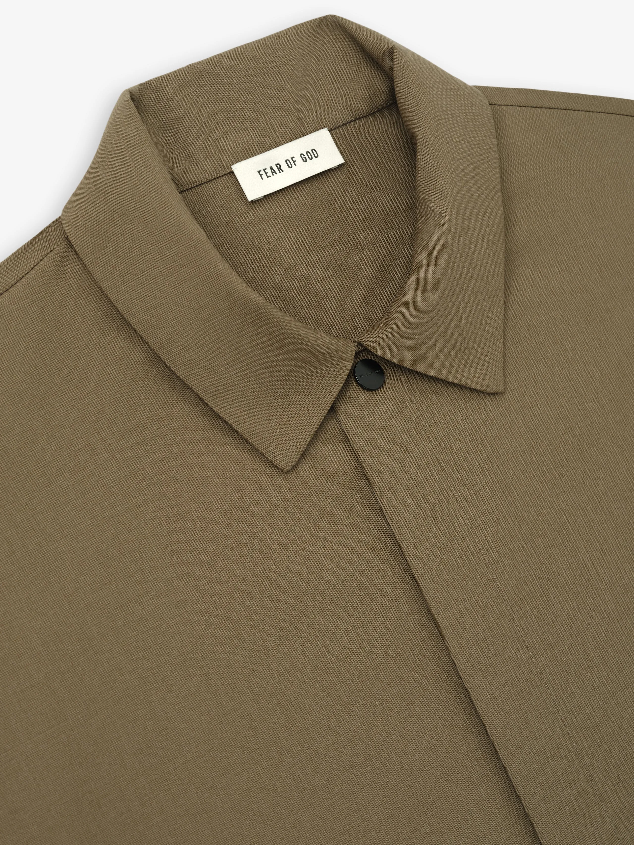 Wool Poplin Relaxed Shirt sold by Fear of God product image thumbnail 3