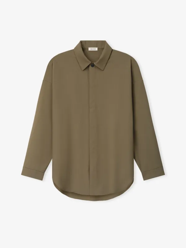 Wool Poplin Relaxed Shirt made by Fear of God