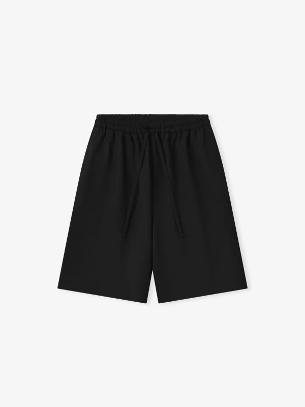 Womens Wool Ripstop Drawstring Shorts made by Fear of God