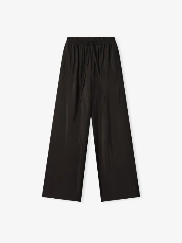 Womens Crinkle Viscose Drawstring Pants made by Fear of God