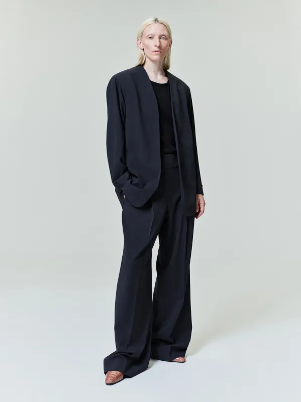 Womens Superfine Wool Twill Wide Leg Pants made by Fear of God