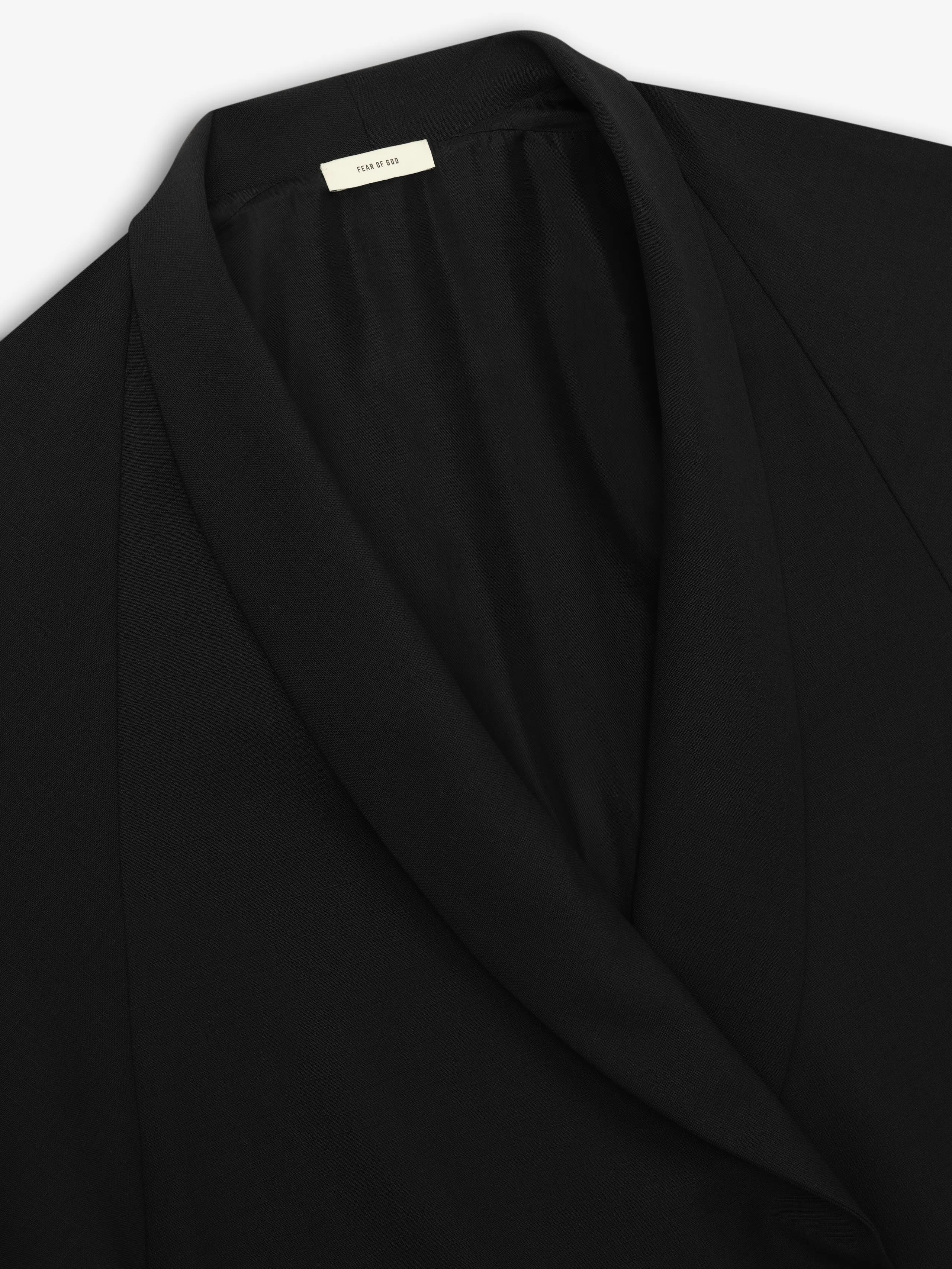 Womens Wool Ripstop Shawl Collar Jacket sold by Fear of God product image thumbnail 4