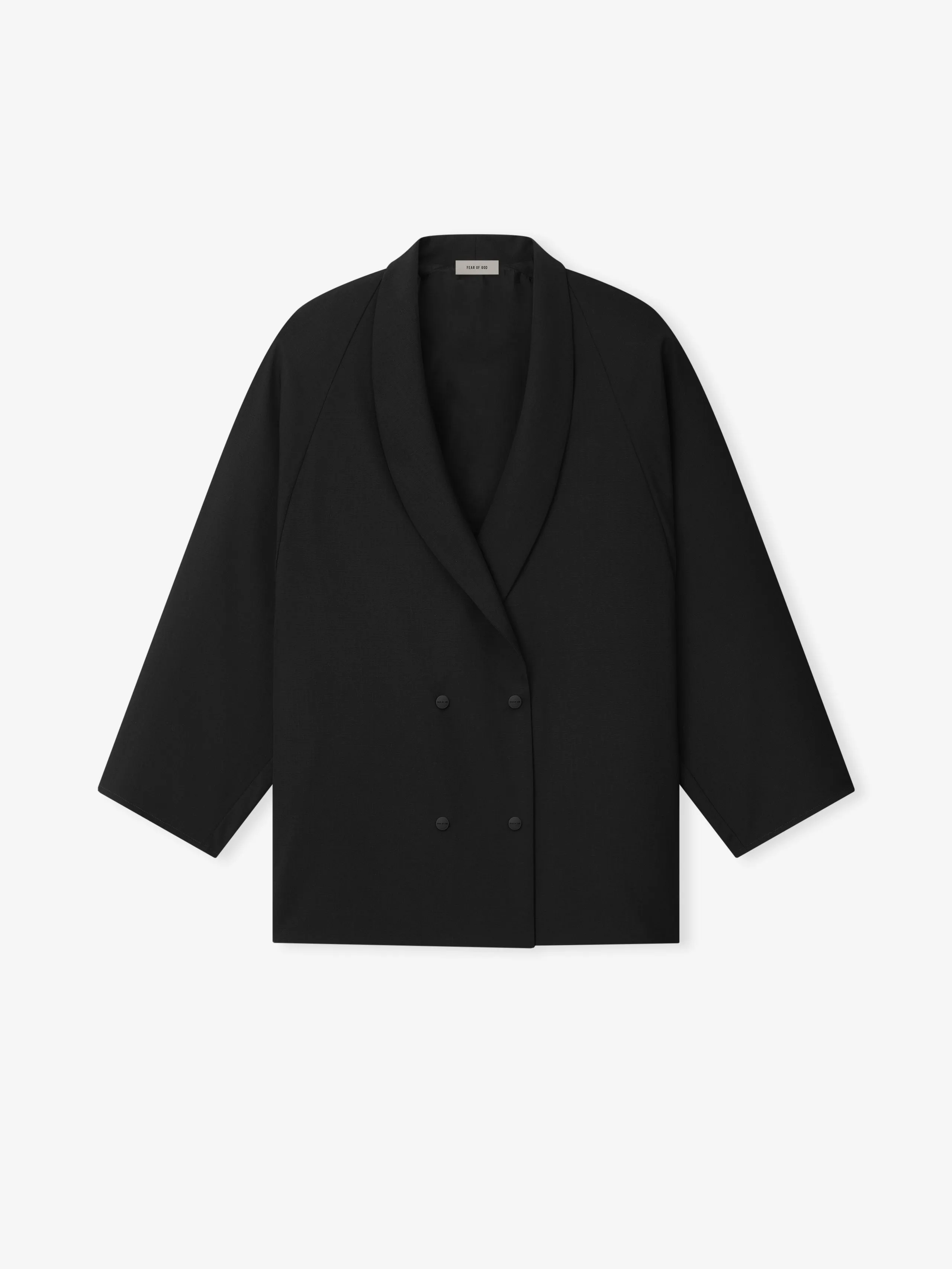 Womens Wool Ripstop Shawl Collar Jacket sold by Fear of God product image thumbnail 2