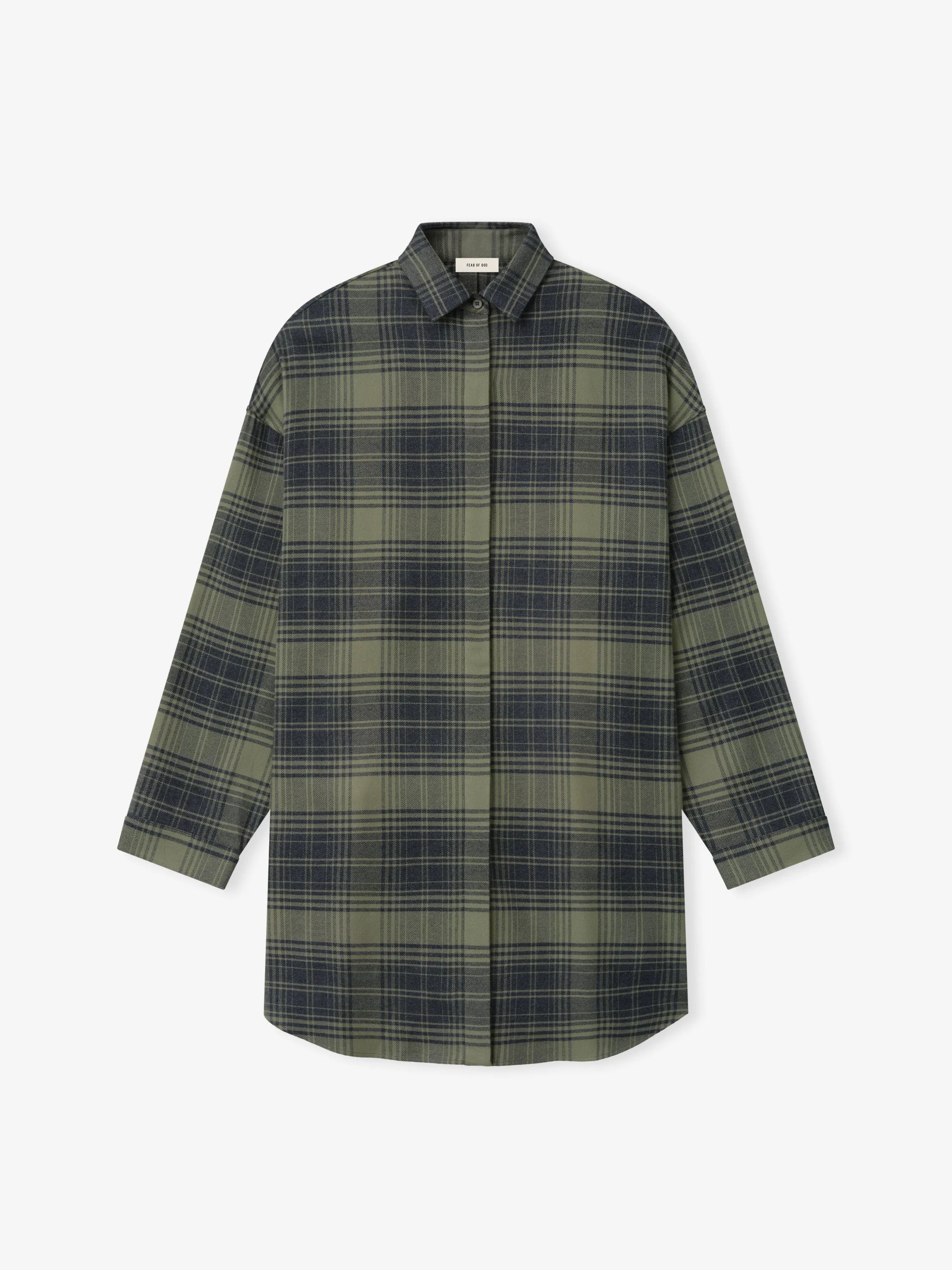 Womens Flannel Relaxed Shirt sold by Fear of God product image thumbnail 4
