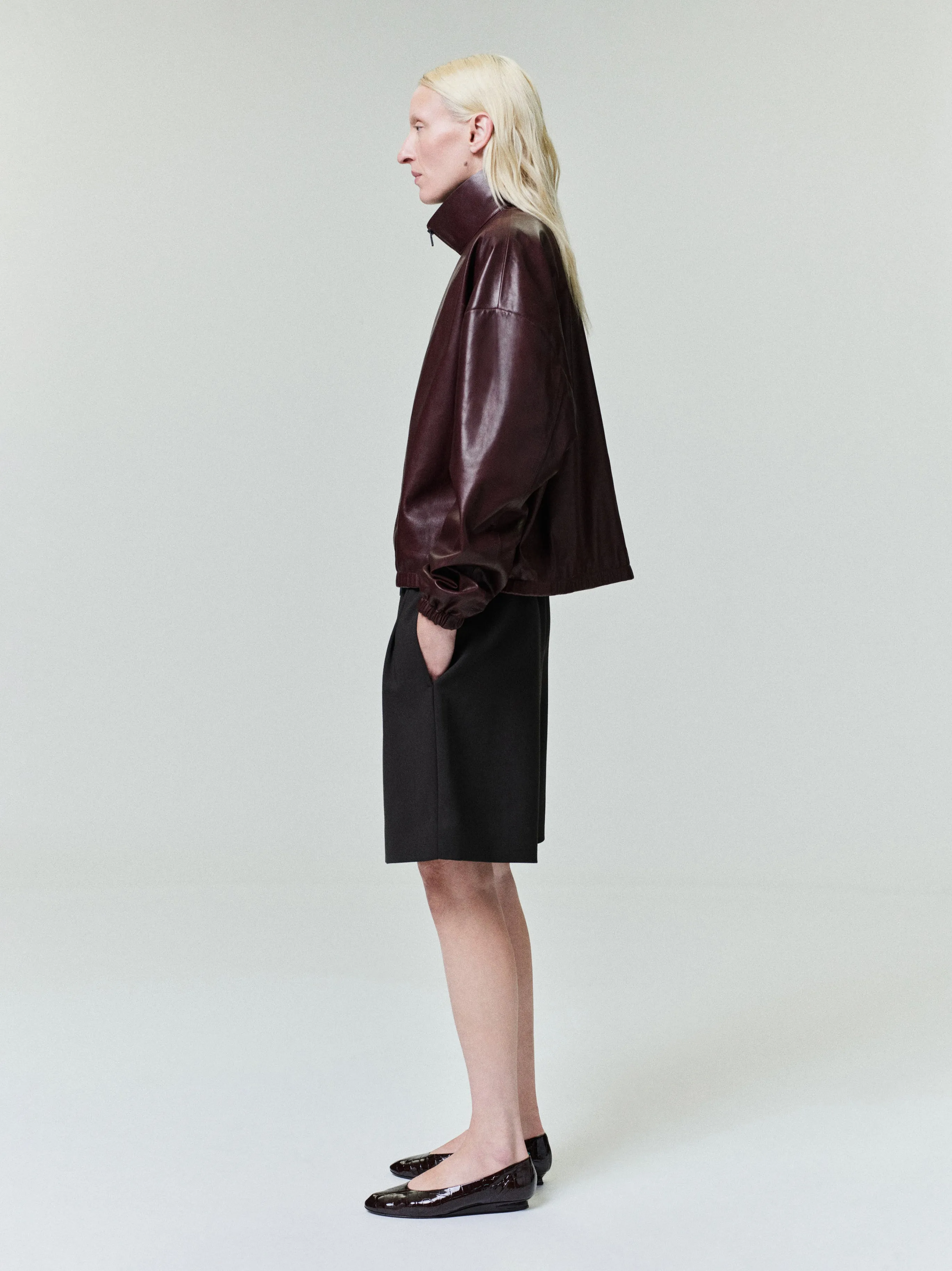 Womens Leather Track Jacket sold by Fear of God product image thumbnail 3