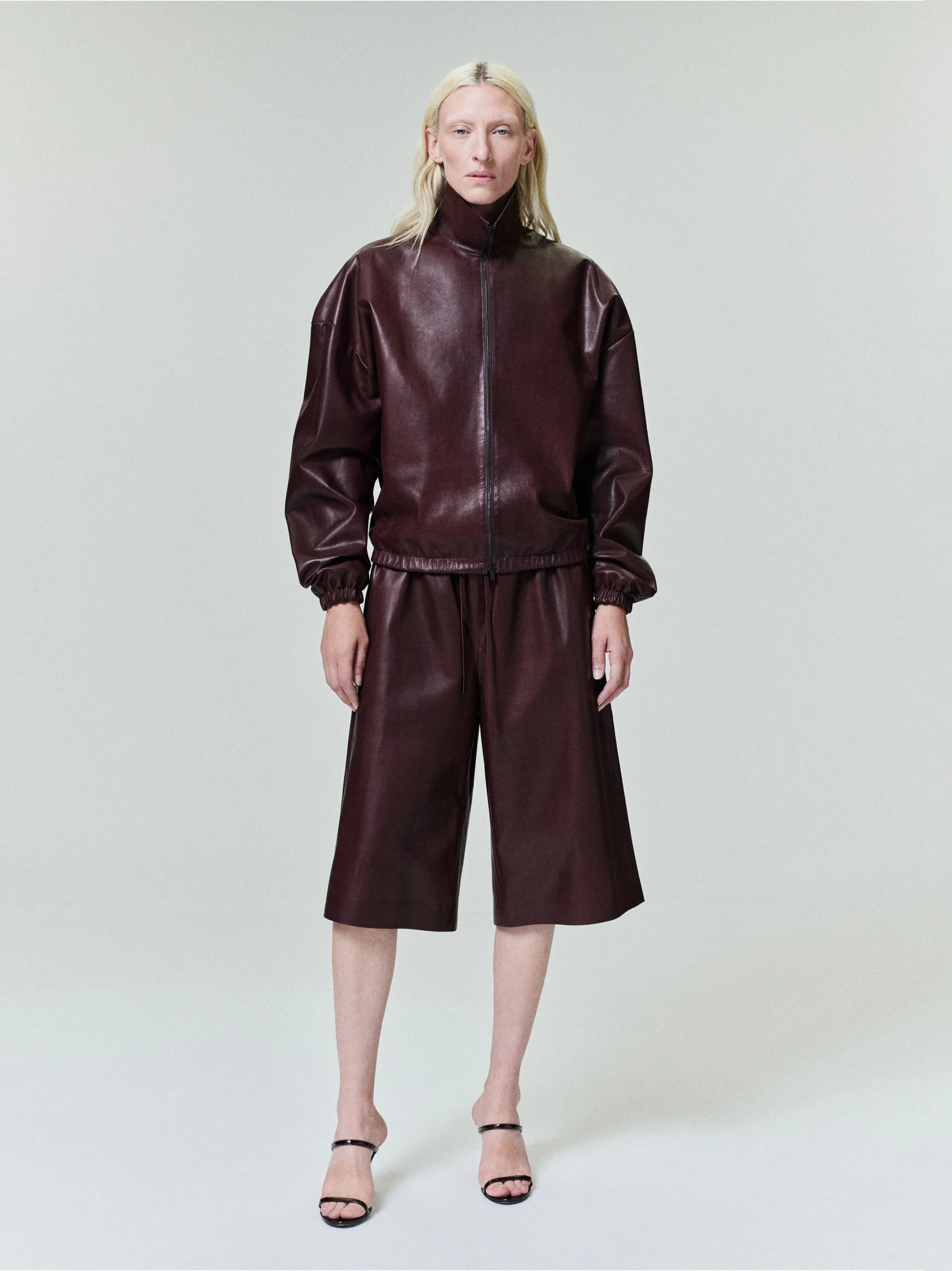 Womens Leather Track Jacket sold by Fear of God