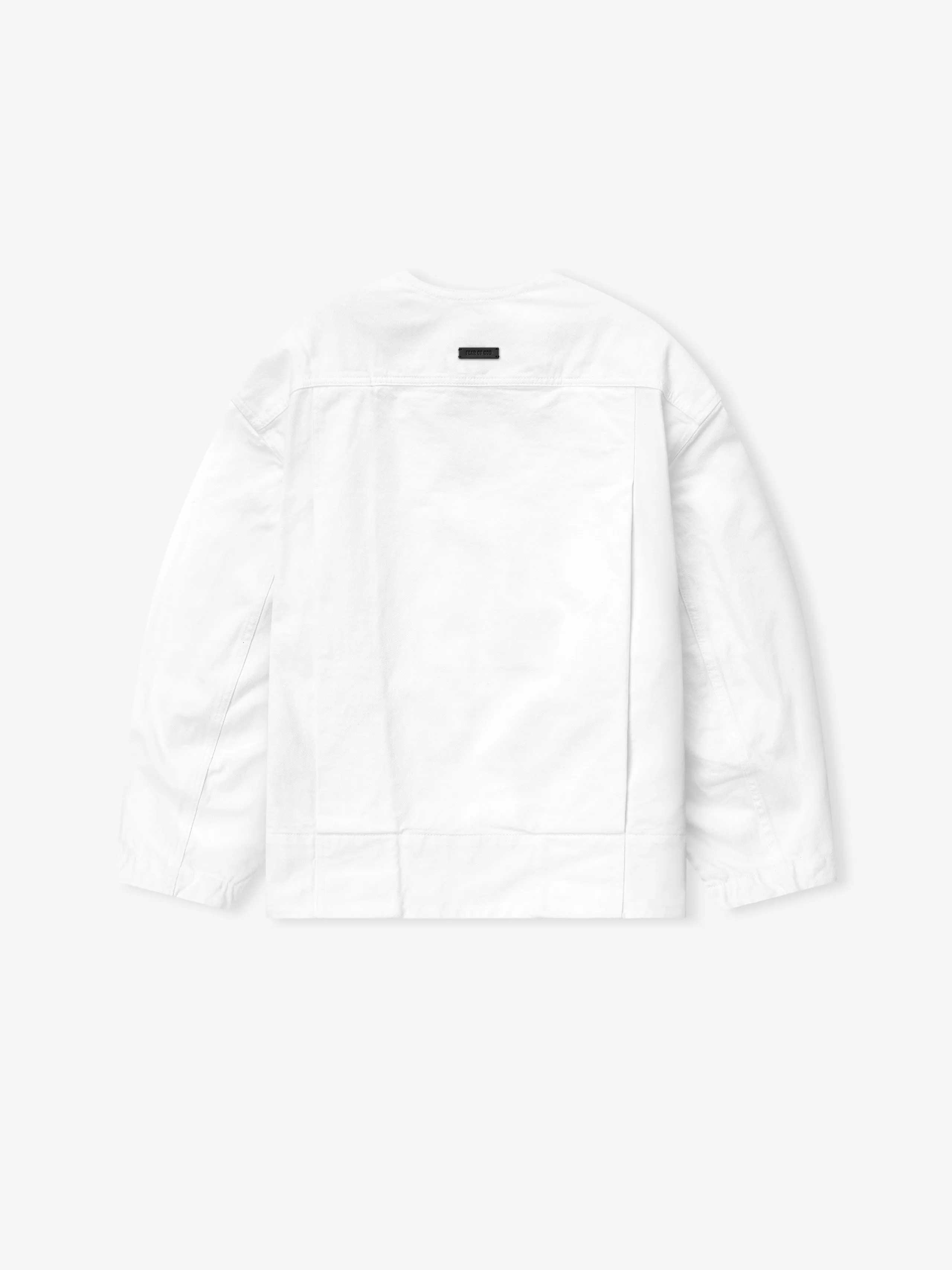 Womens Cotton Twill Relaxed Lapelless Jacket sold by Fear of God product image thumbnail 4