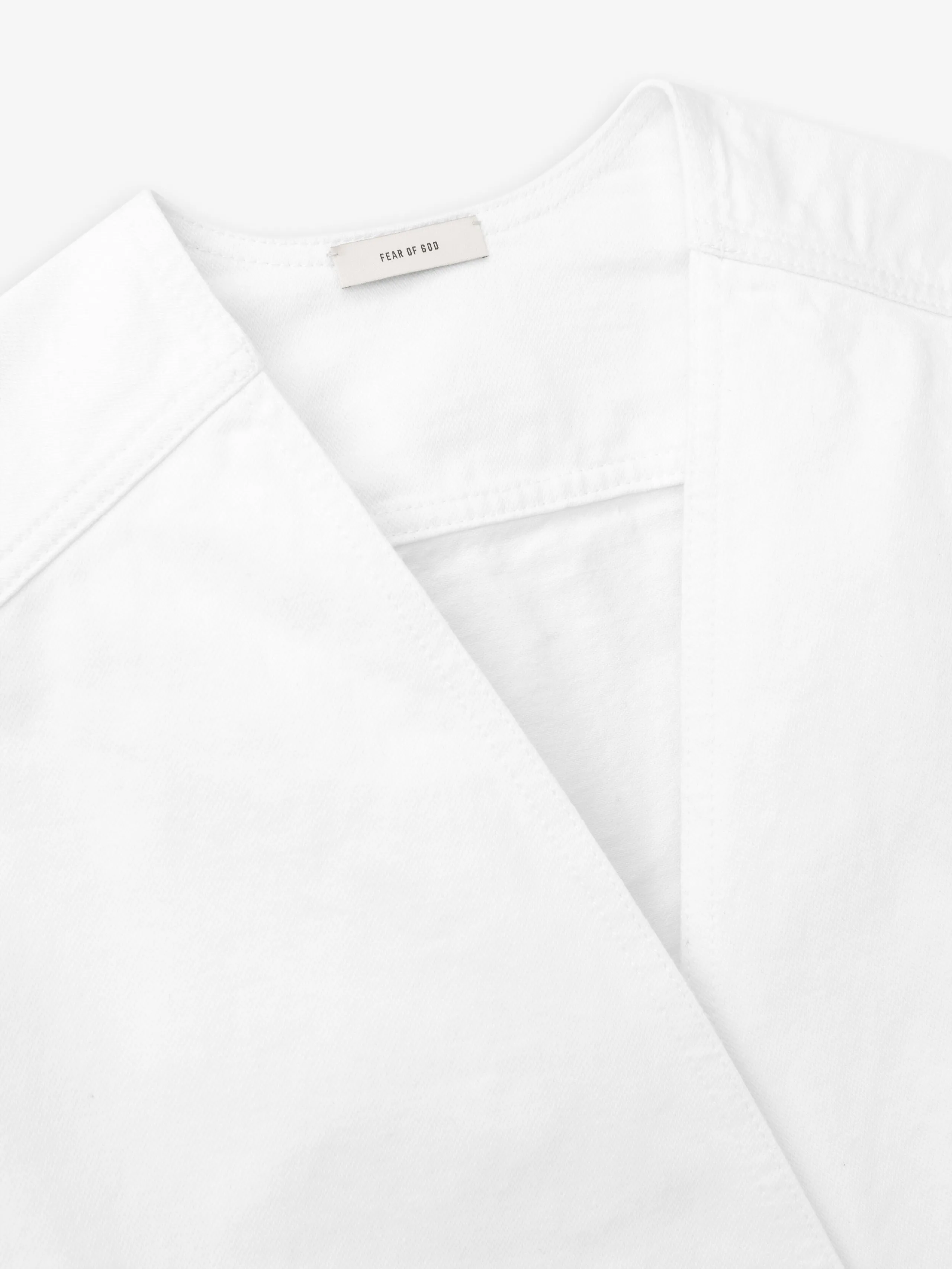 Womens Cotton Twill Relaxed Lapelless Jacket sold by Fear of God product image thumbnail 5