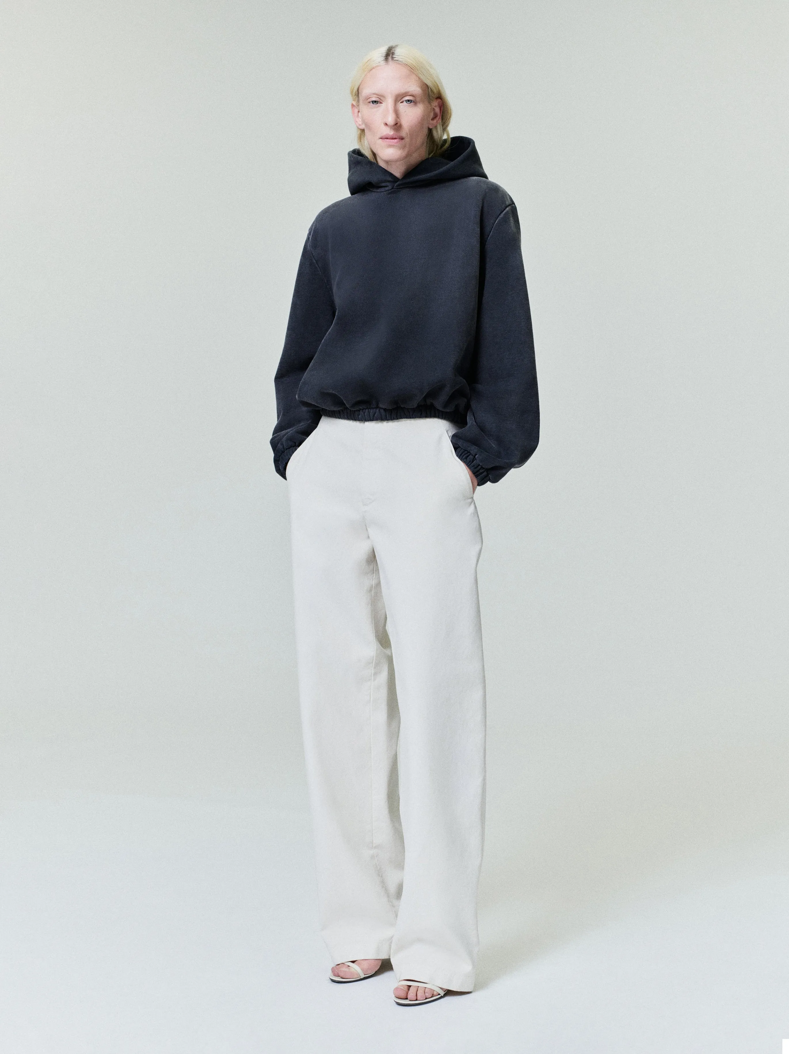 Womens Sunfaded Classic Half Raglan Fleece Hoodie sold by Fear of God product image thumbnail 5