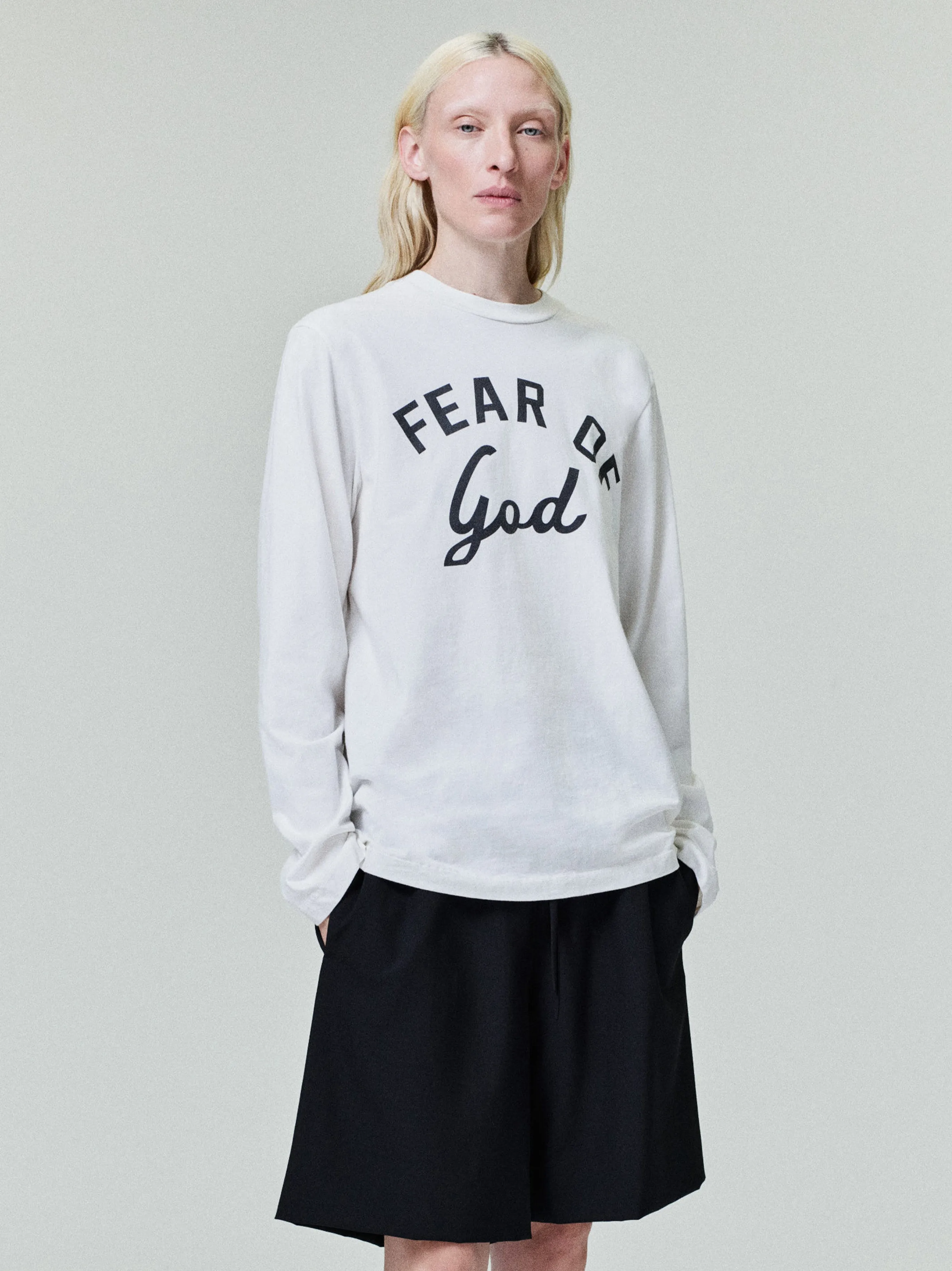 Womens Varsity Long Sleeve Tee sold by Fear of God
