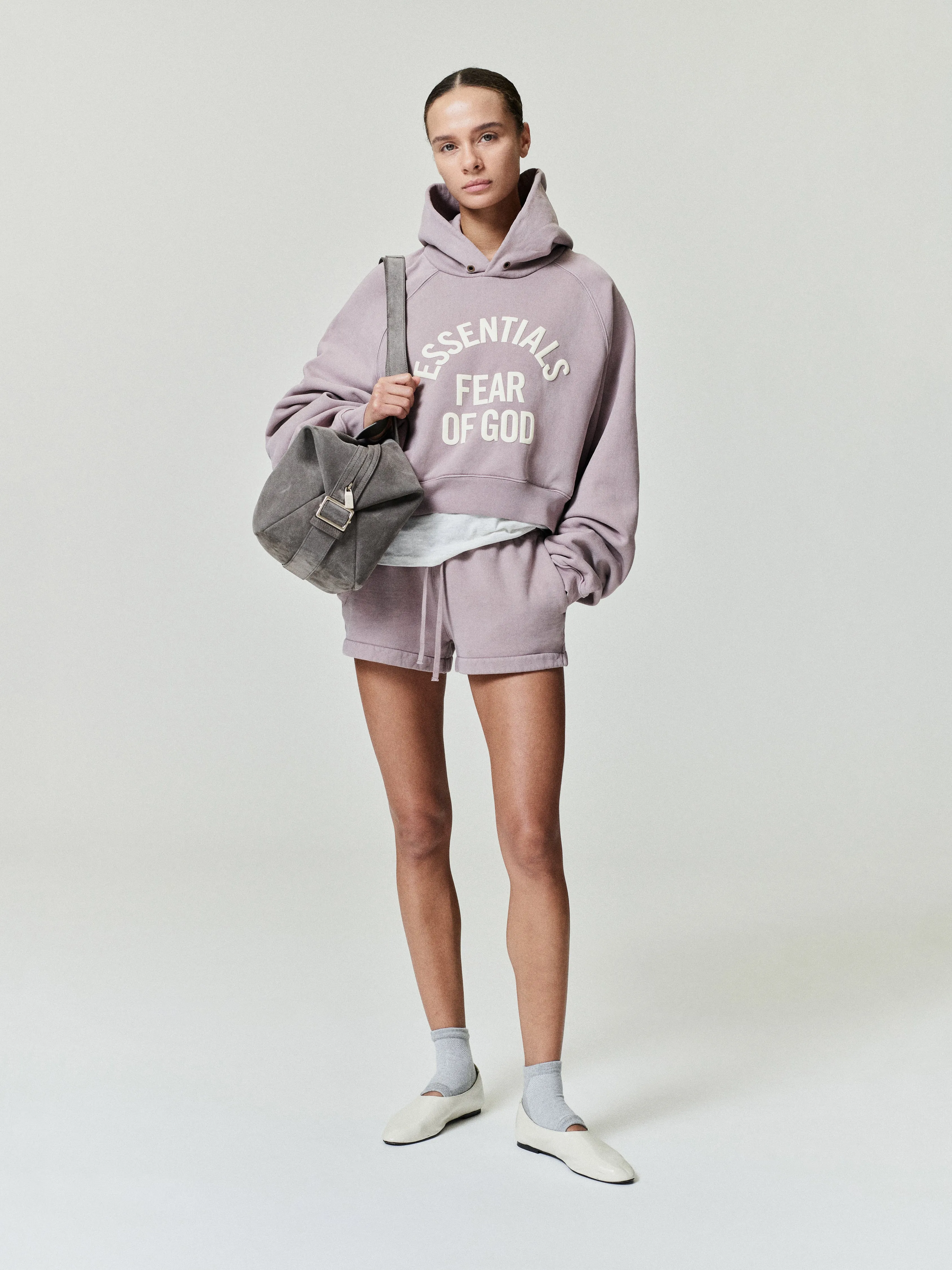 Womens Campus 90s Cropped Raglan Hoodie sold by Fear of God