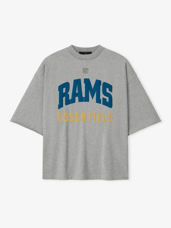 Rams 90s 3/4 Sleeve Football Tee made by Essentials