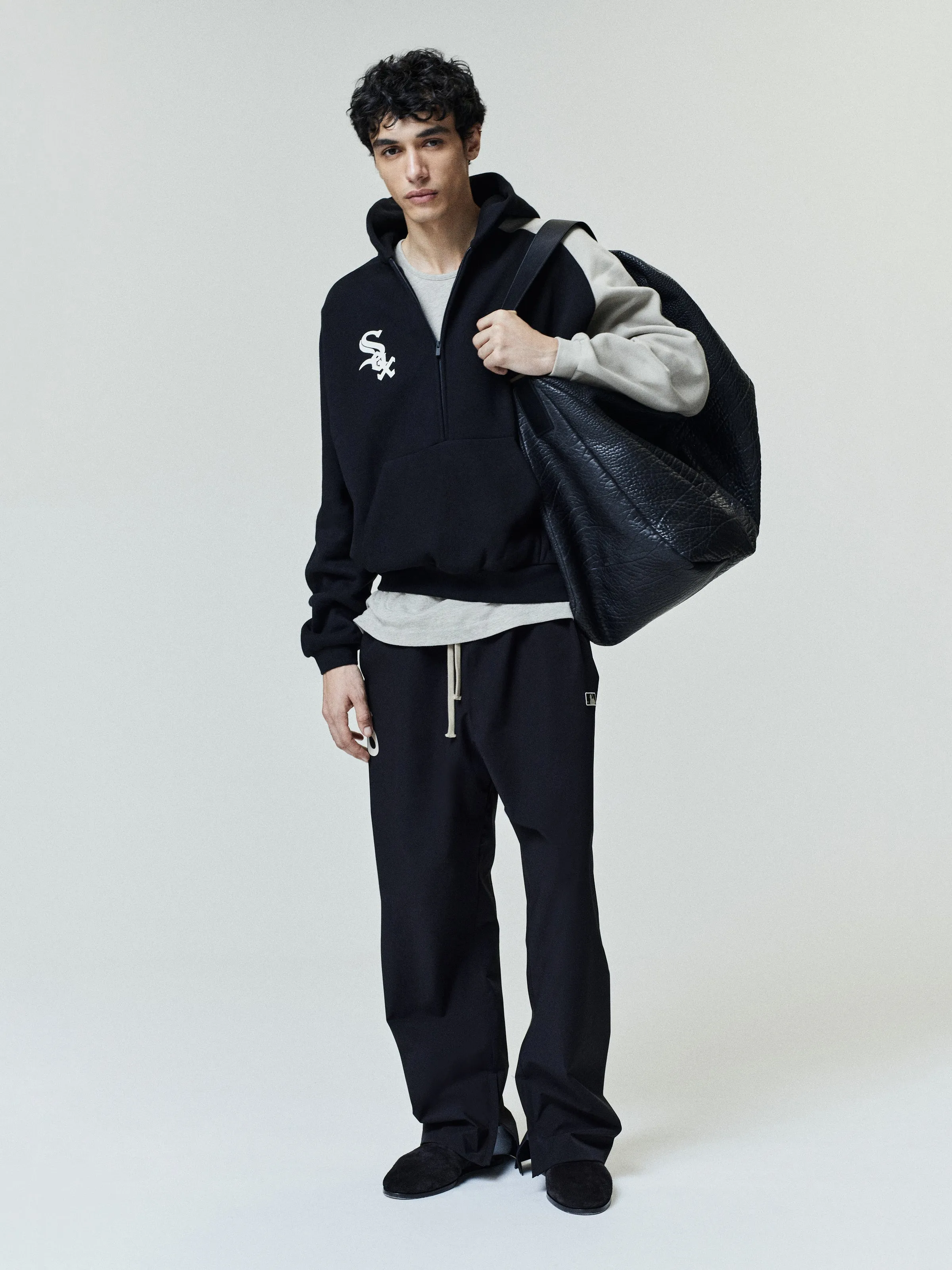 White Sox Raglan Half Zip Sport Hoodie sold by Fear of God