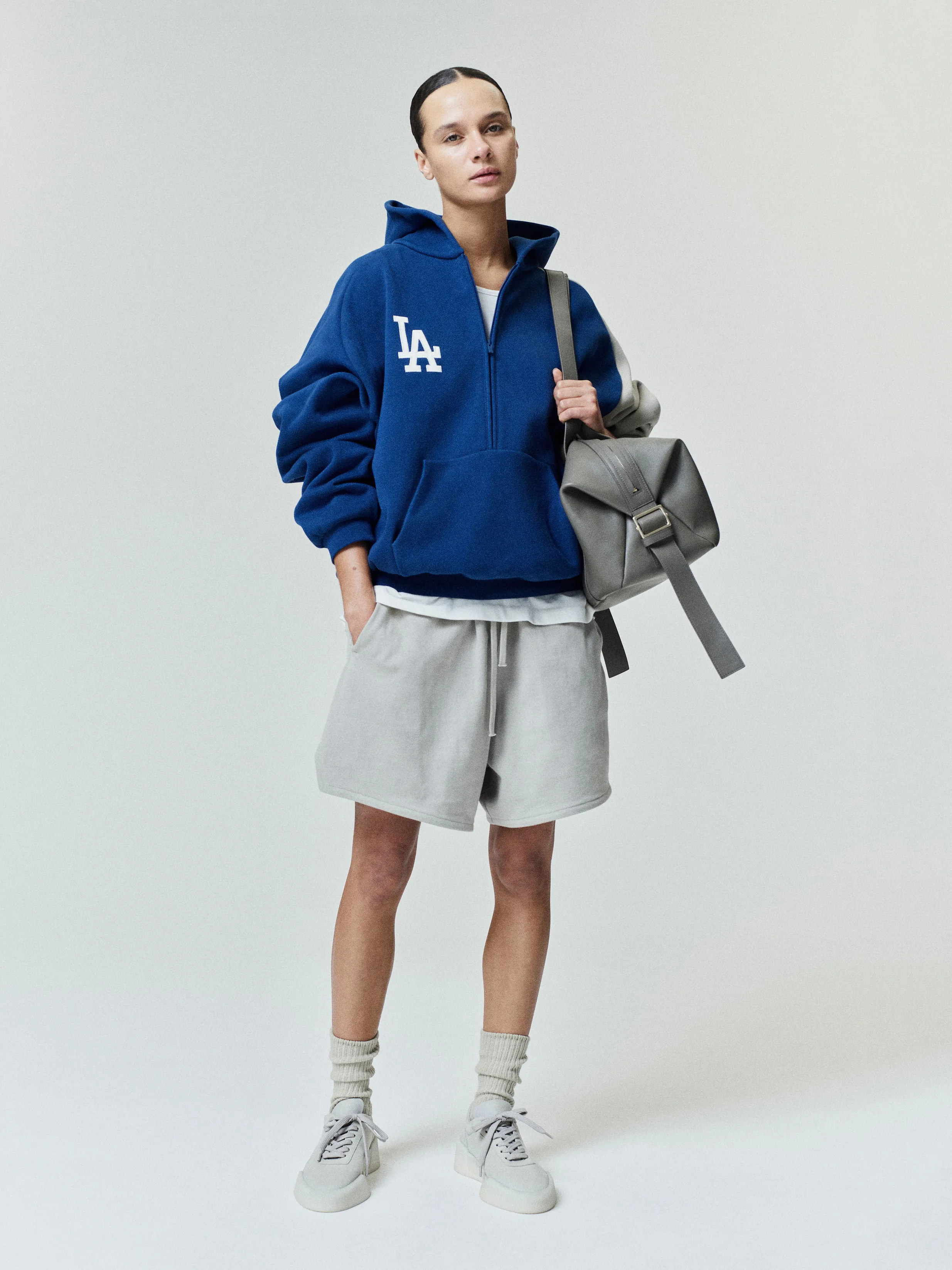 Dodgers Raglan Half Zip Sport Hoodie sold by Fear of God product image thumbnail 2