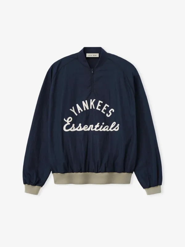 Yankees Half Zip Pullover made by Essentials