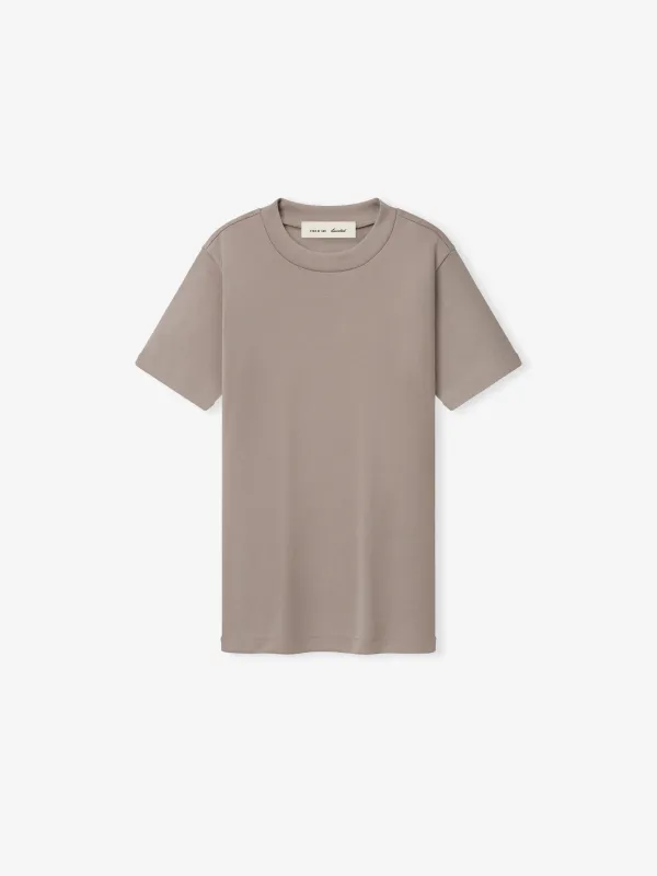 Womens Soft Rib Fitted T-Shirt made by Essentials