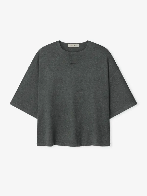 Soft Knit Short Sleeve Henley made by Essentials