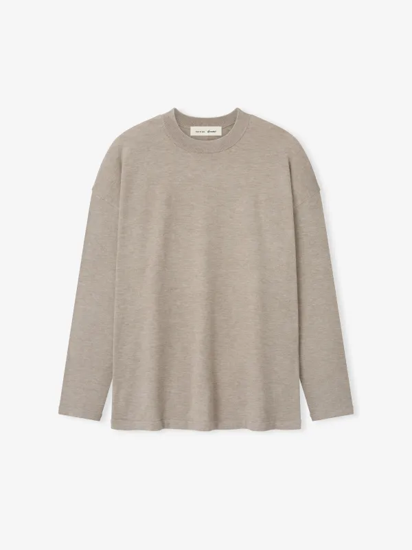 Soft Knit Long Sleeve Tee made by Essentials