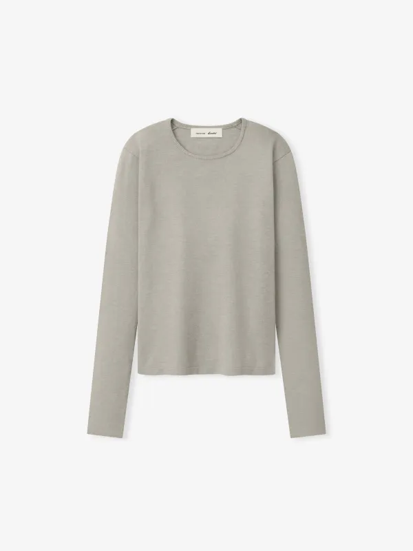 Womens Soft Knit Slim Longsleeve made by Essentials