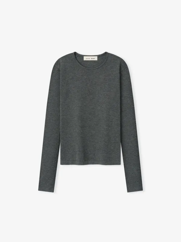 Womens Soft Knit Slim Longsleeve made by Essentials